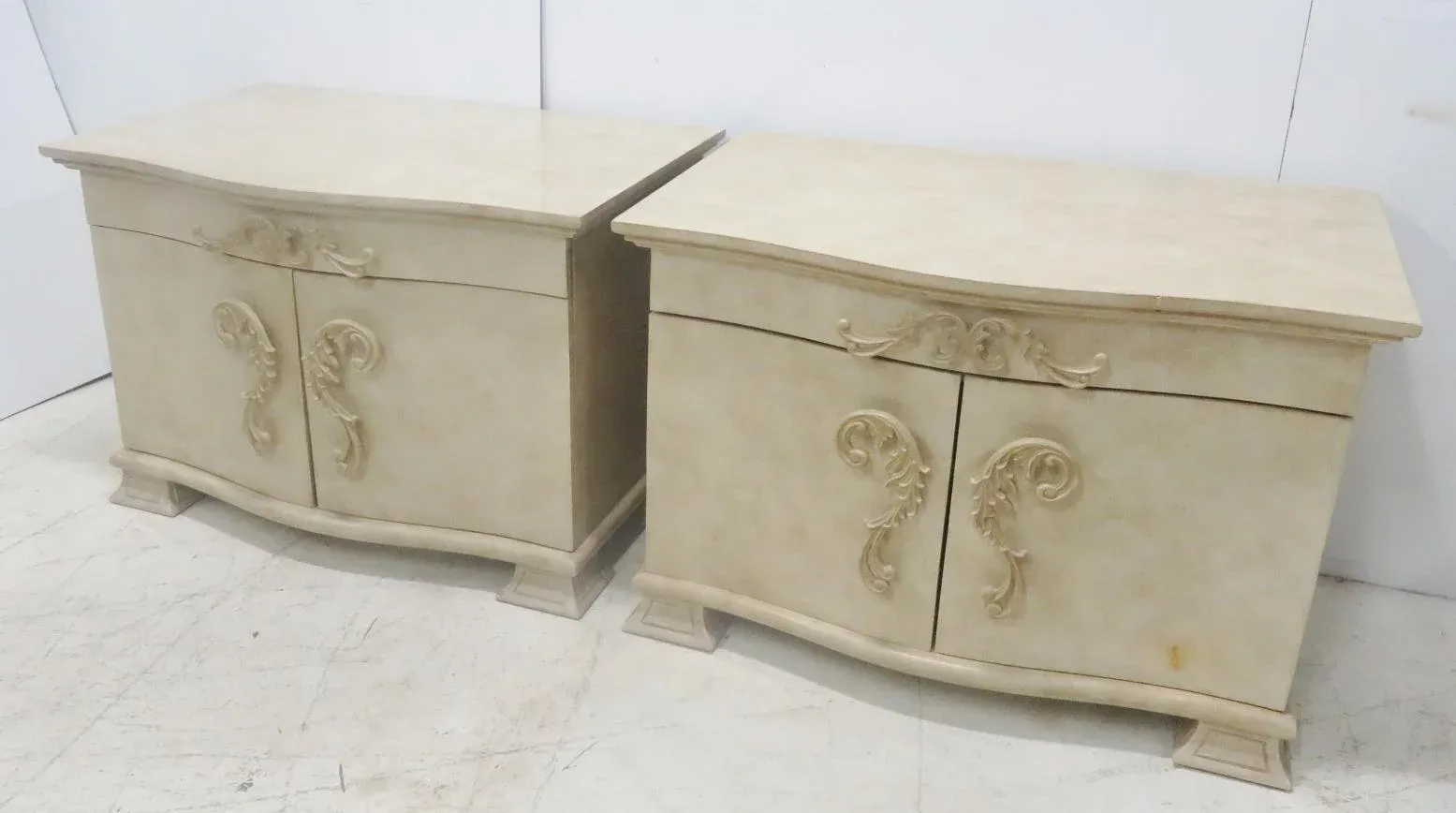 Platt Collection Faux Painted Nightstands A Pair Chairish