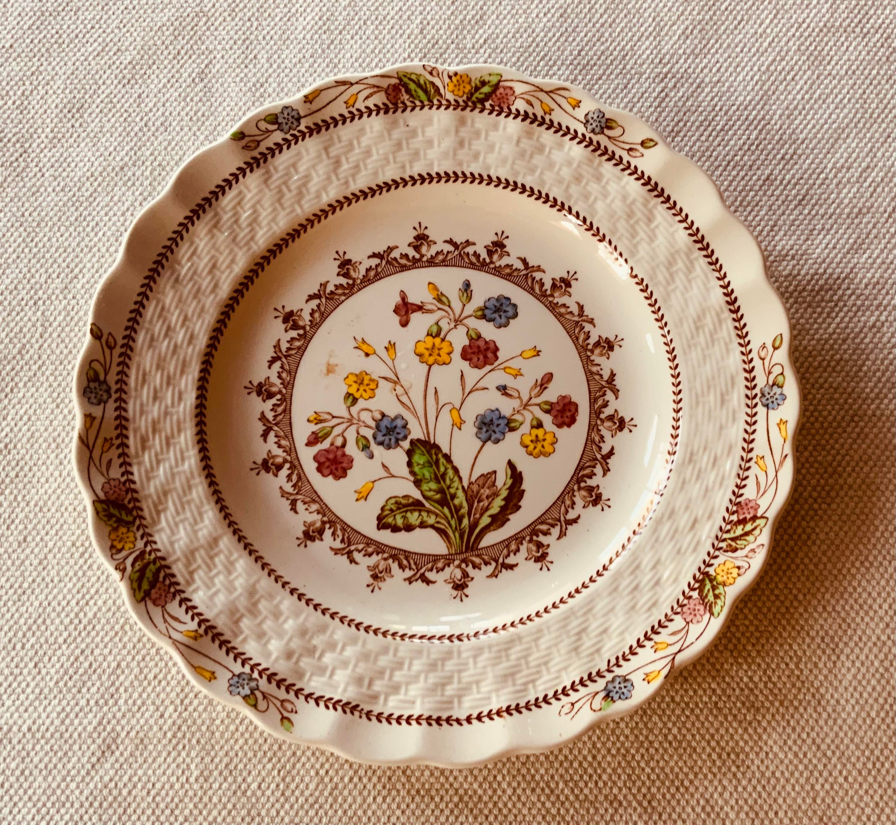 Dinner Plate Copeland Porcelain Dinner Plate Spode Cowslip China