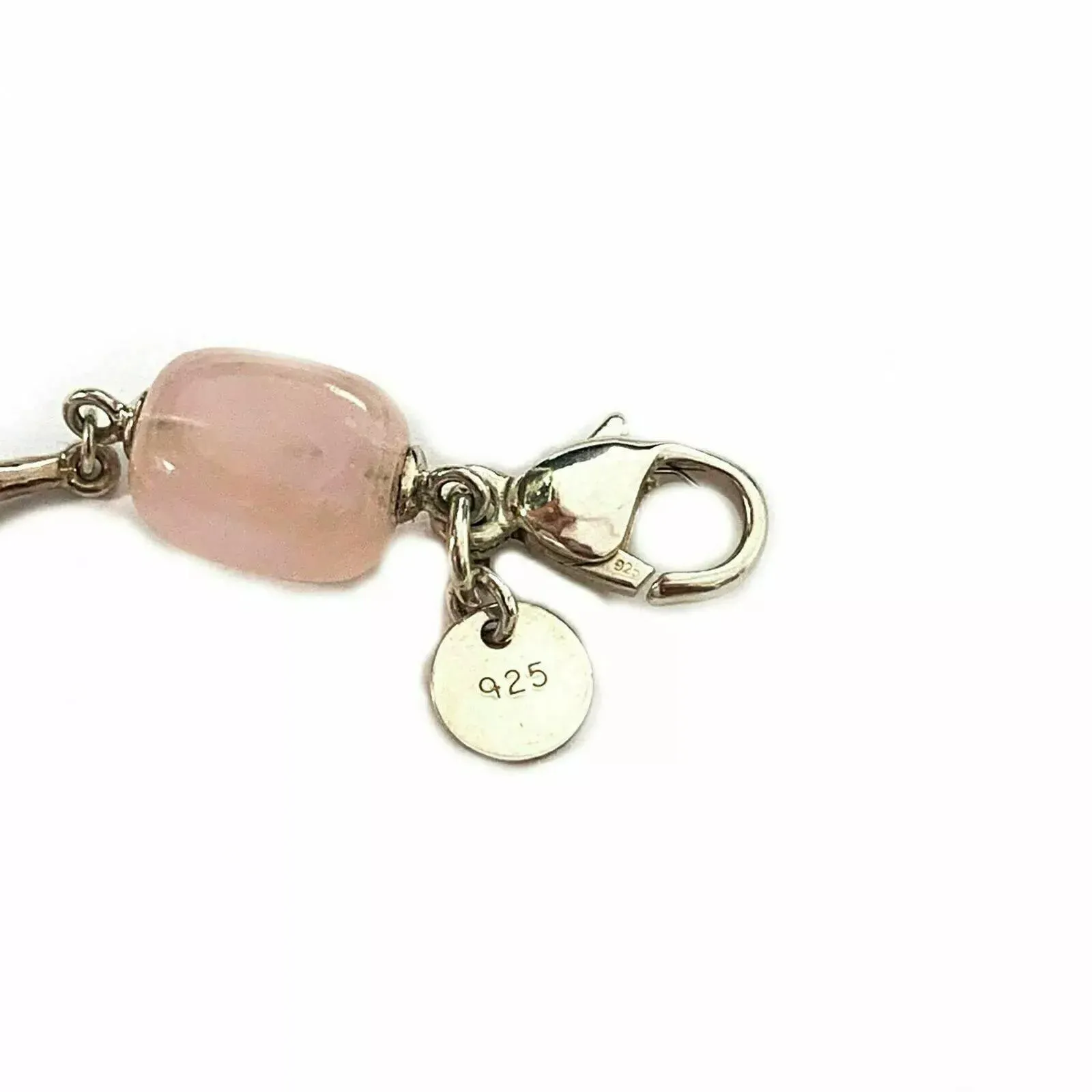 22902 - Tiffany & Co. Pink Quartz Sterling Silver Fancy Link