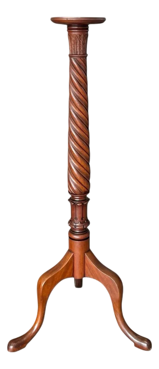 Mid-19th Century William IV Style Plant Stand/Pedestal | Chairish