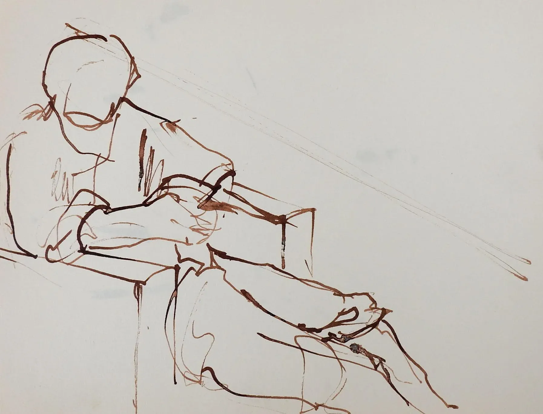 Classic Art Pen And Ink Study Rendering In Pen And Ink By Arthur