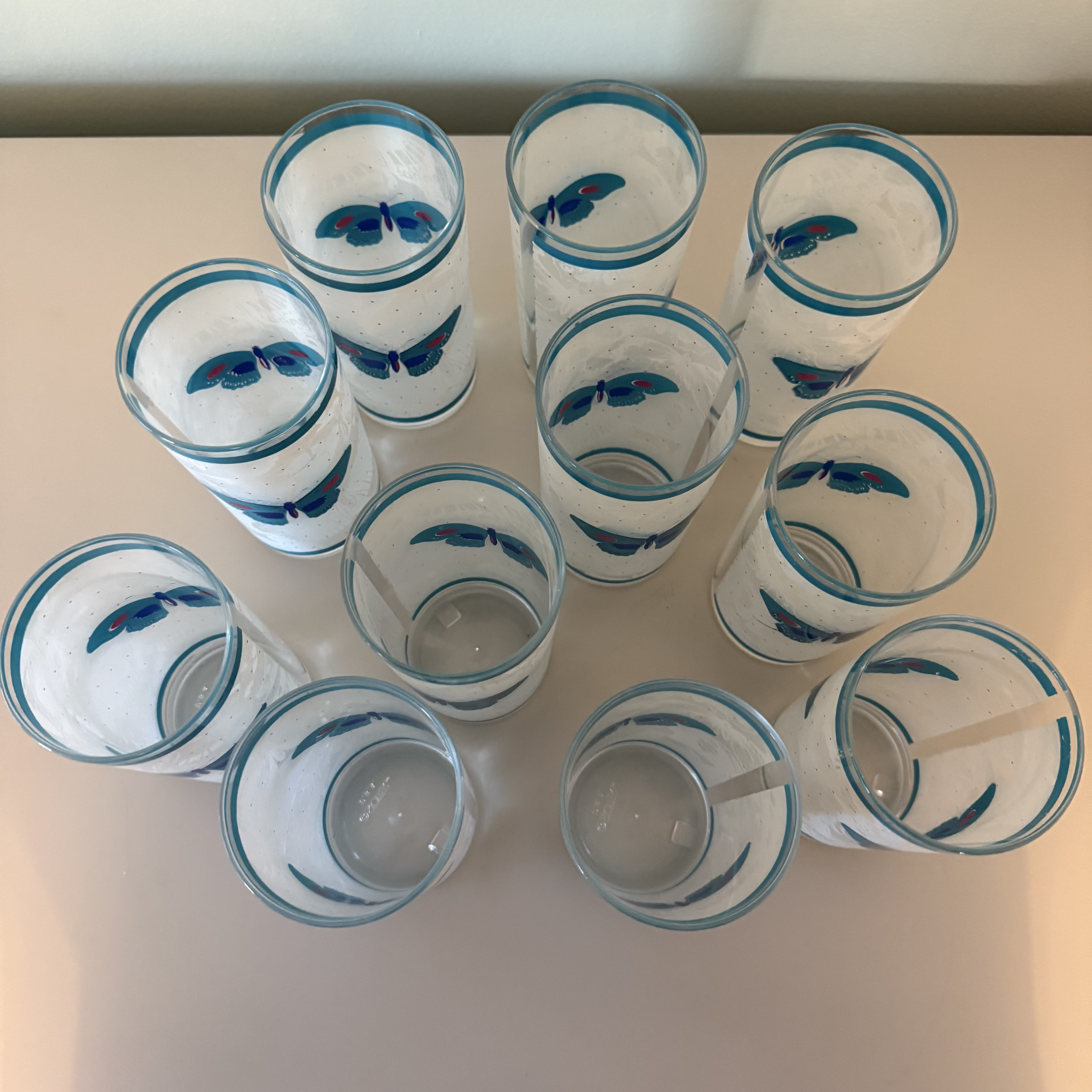 Vintage Stotter Acrylic Ice Tea Tumbler Glasses, a Set of 11 | Chairish