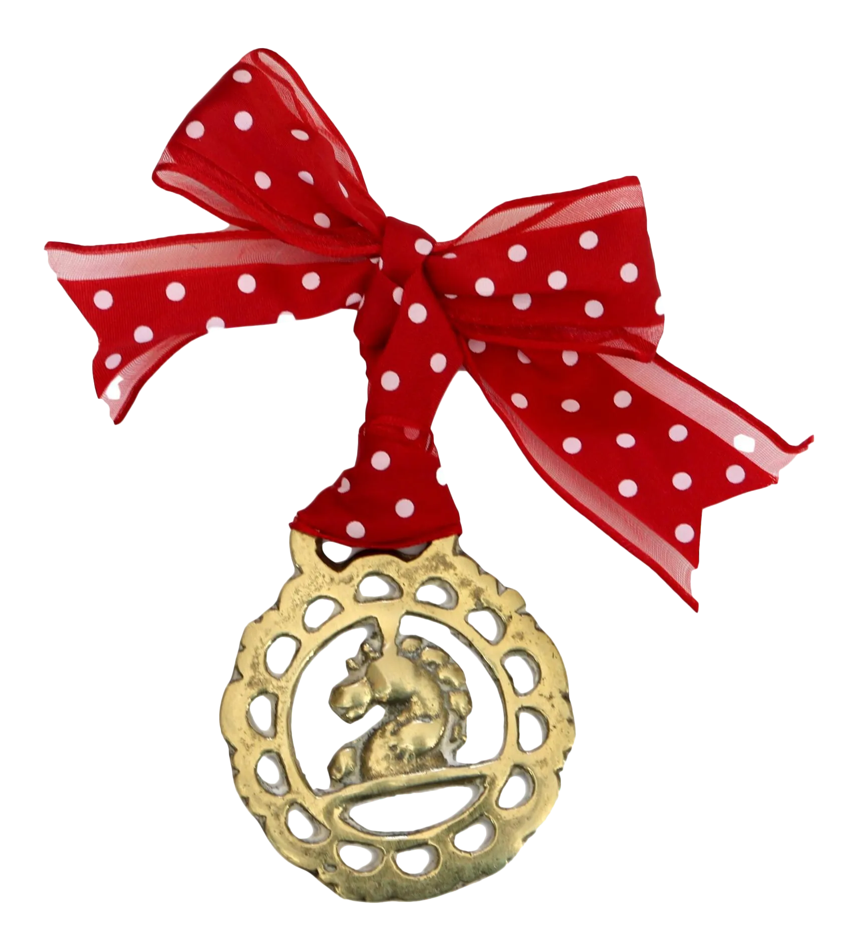 19thC. English Horse Brass Ornament Chairish