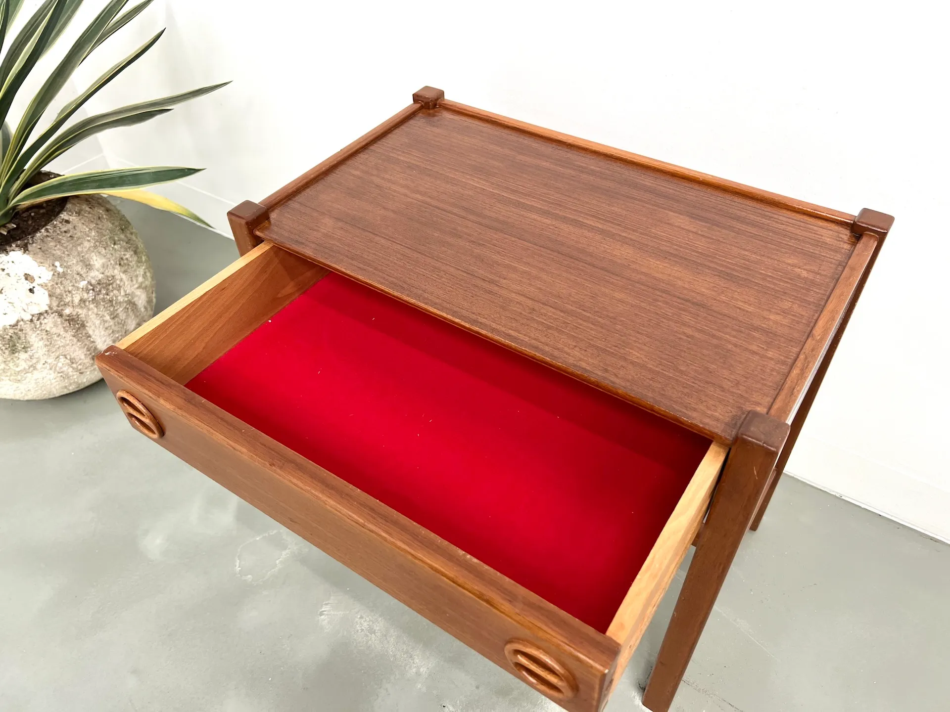 Teak Nightstand attributed to Arne Wahl Iversen for Andersen