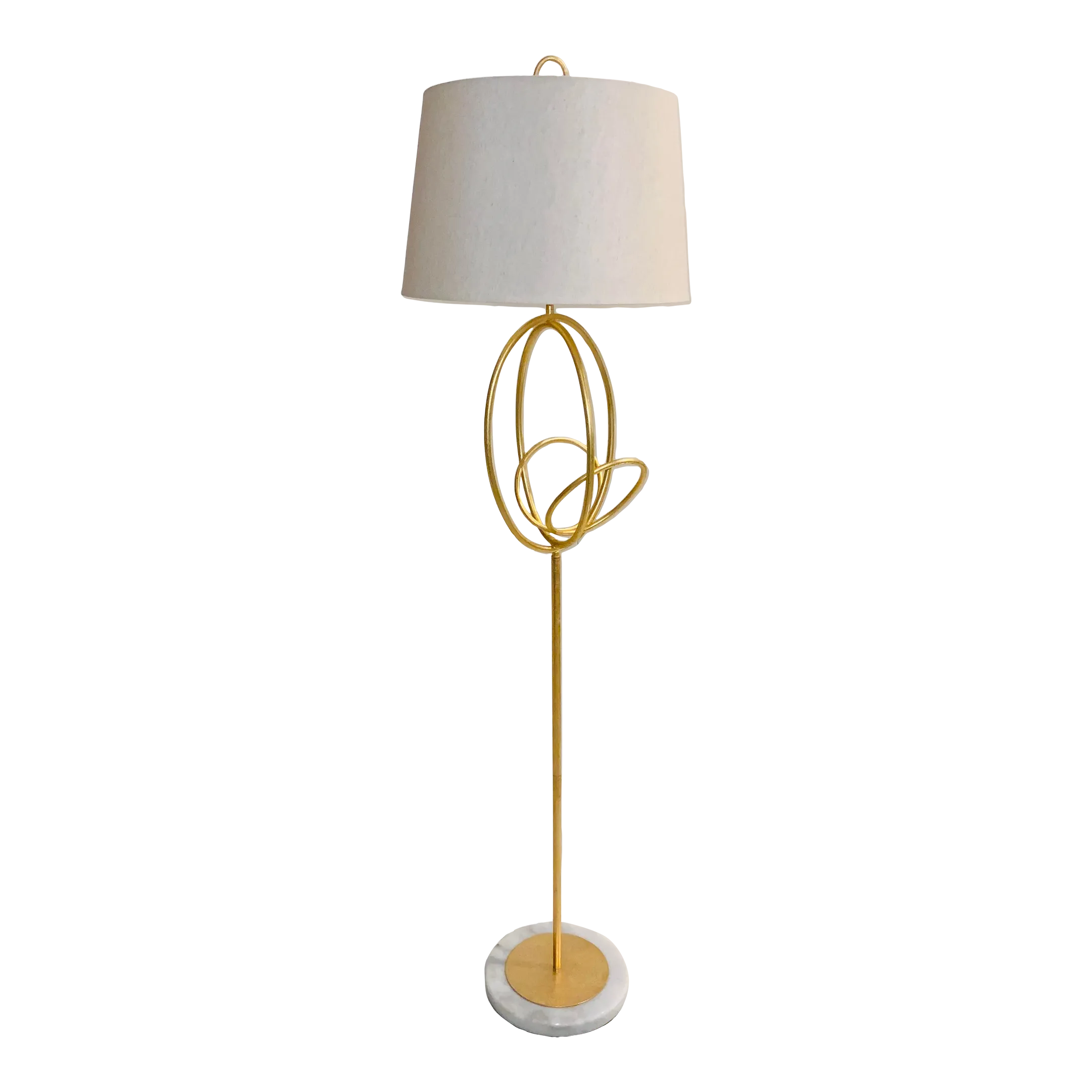 Modern Gold Sculptural Floor Lamp Chairish