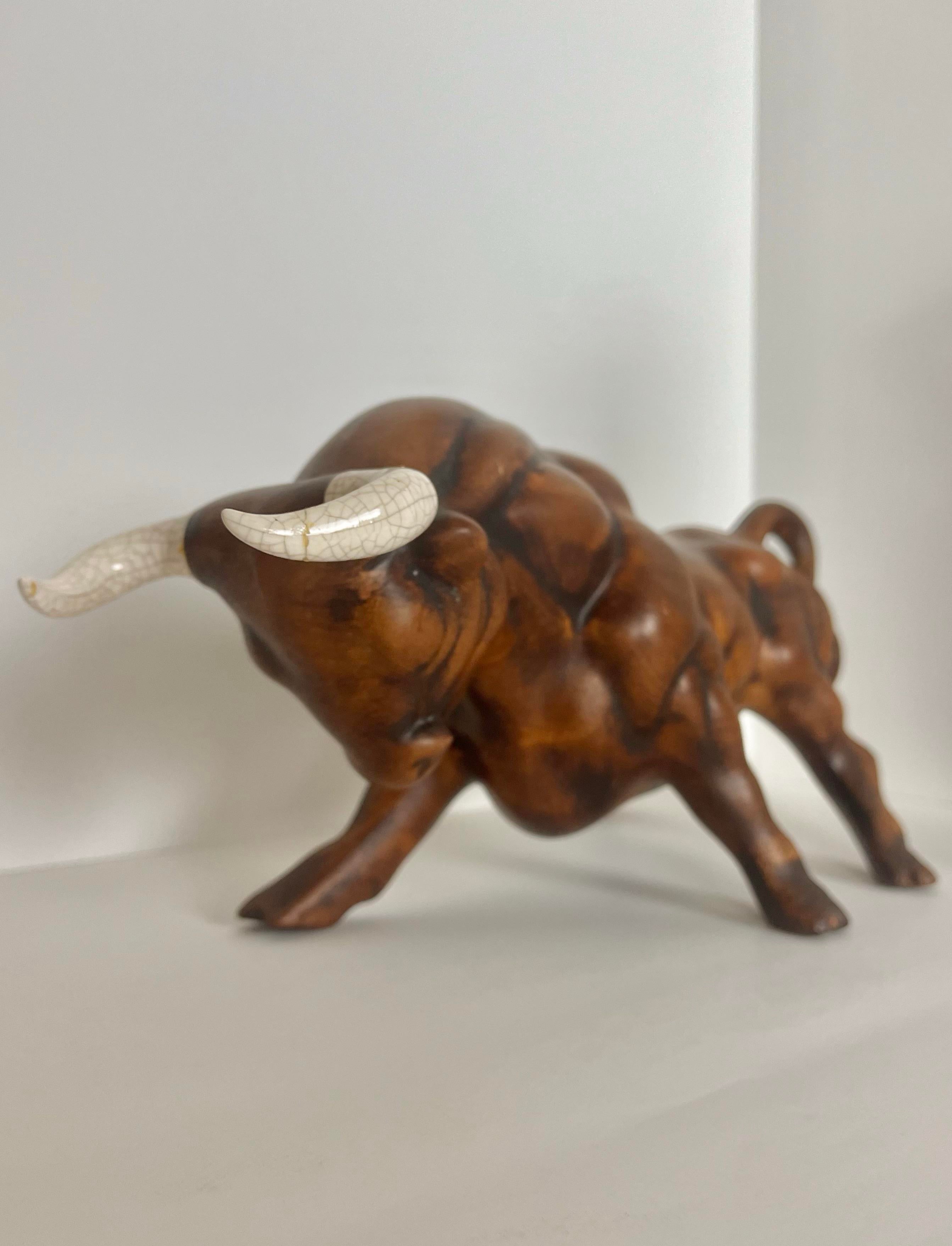 Matador マタドール　ボンゴ Mid Century Modern Matador + Bull | by Treasure Craft | Chairish