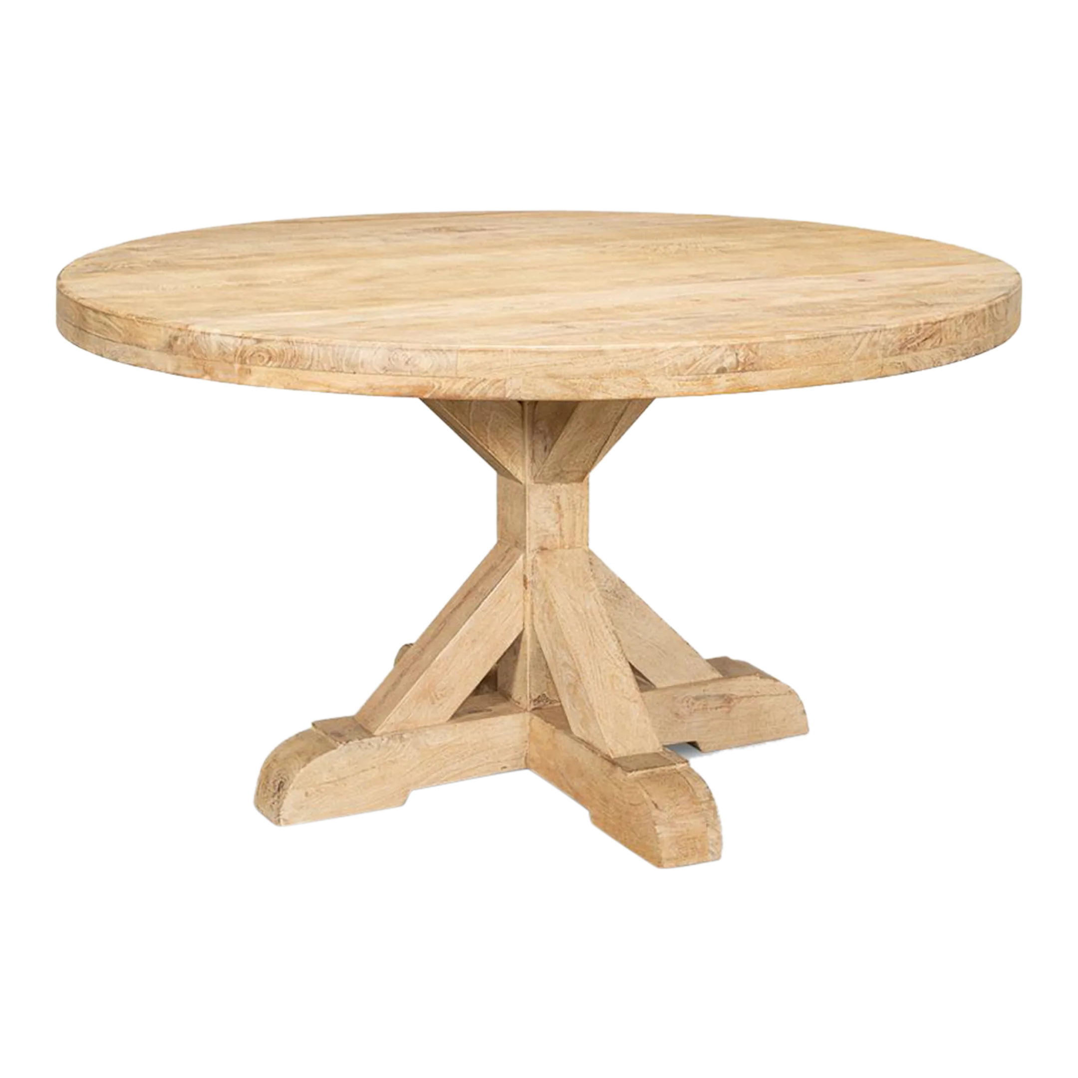 rustic-mango-wood-pedestal-round-dining-table-lupon-gov-ph
