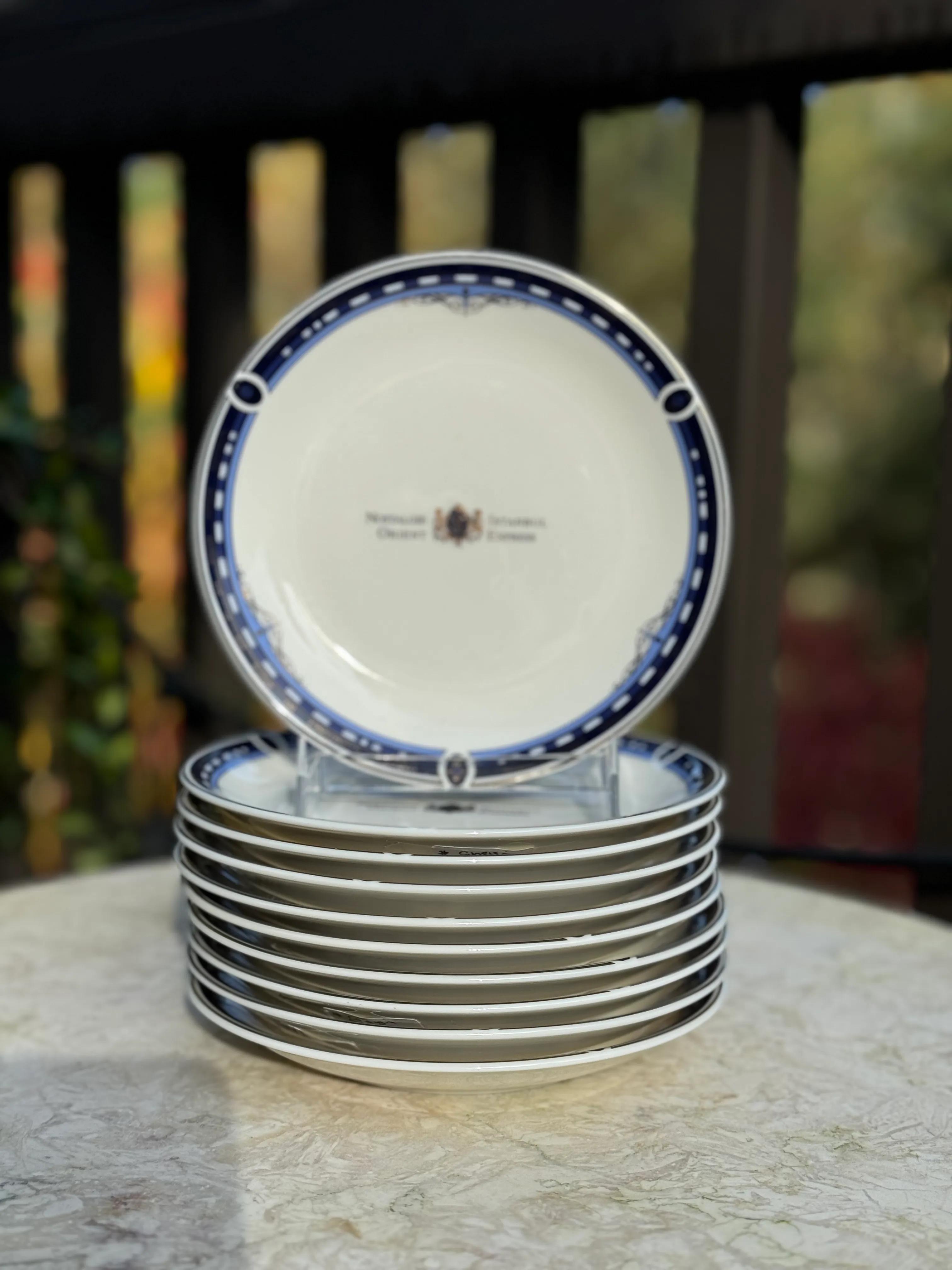 Orient Express Cup&Saucer, Dessert Plate