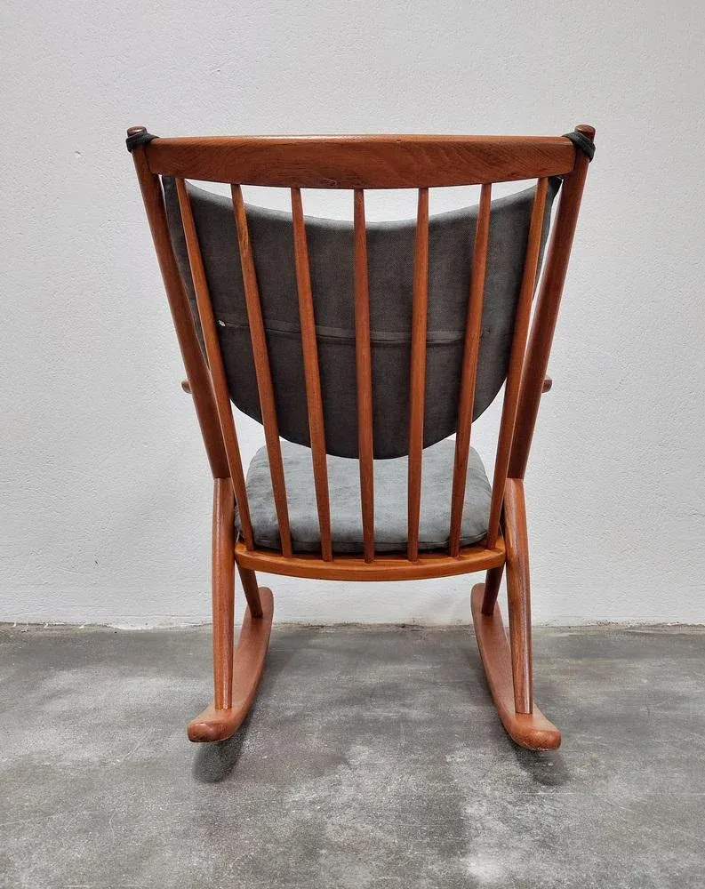 Rocking Chair Nr. 182 By Franck REENSKAUG for BRAMIN