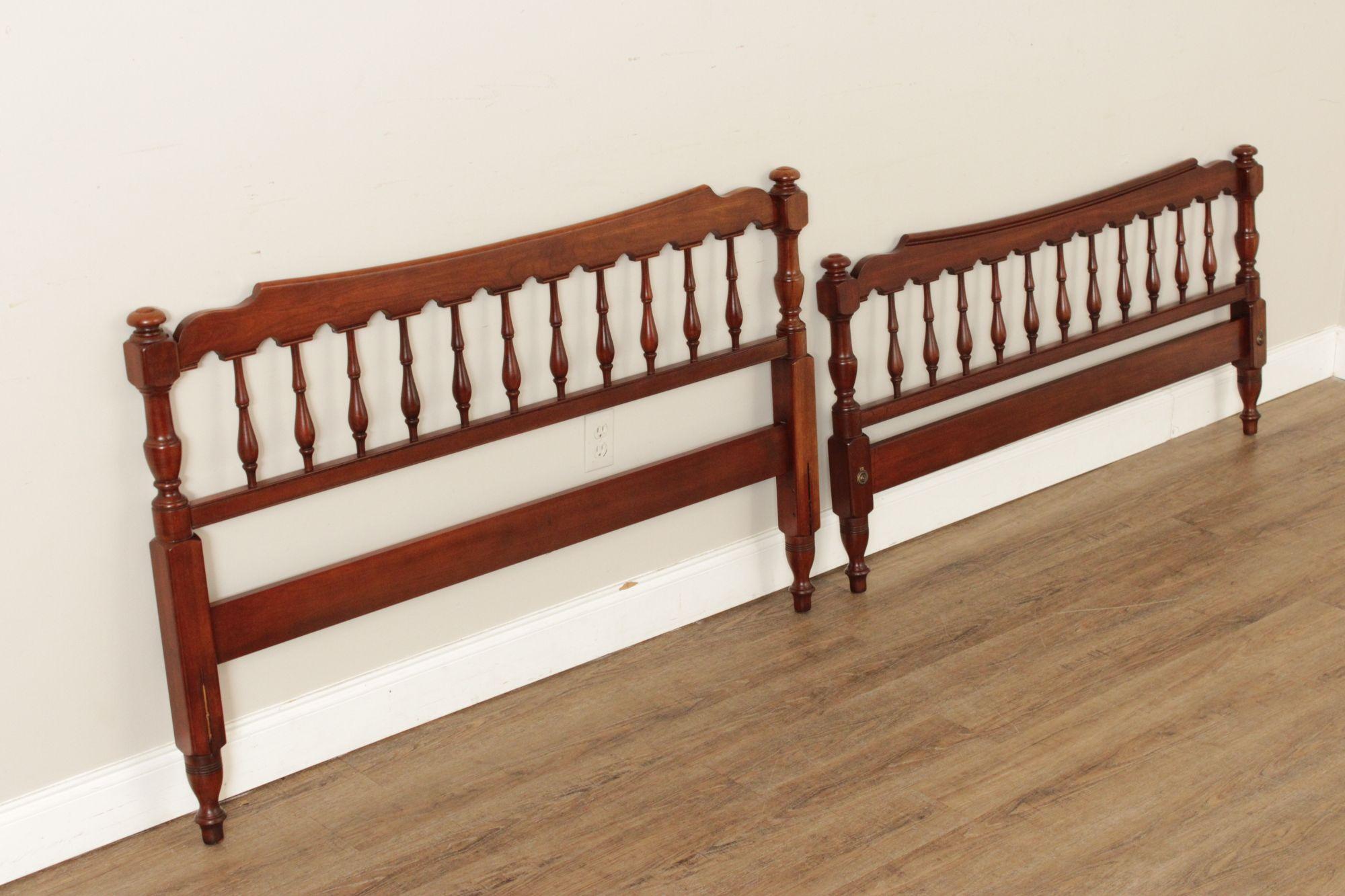 Pennsylvania House　ヘッドボード、取り付け金具 アンティーク Vintage 1960's Mid Century Solid Wood Pennsylvania House