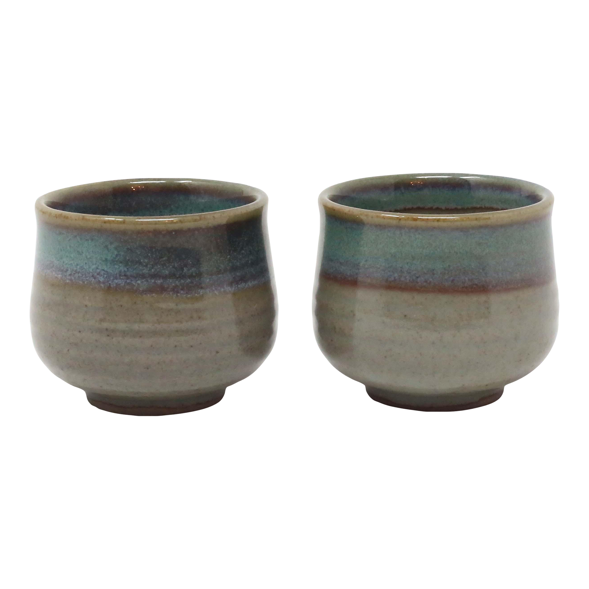 1970's Japanese Pottery Sake Cups a Pair Chairish