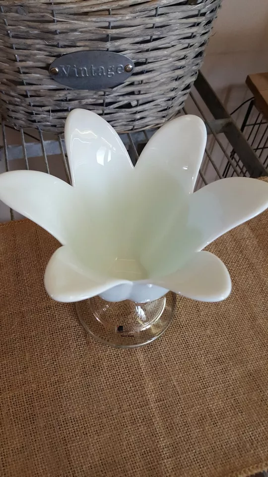 花瓶・フラワースタンド vintage * Portugal ribbon flower vase