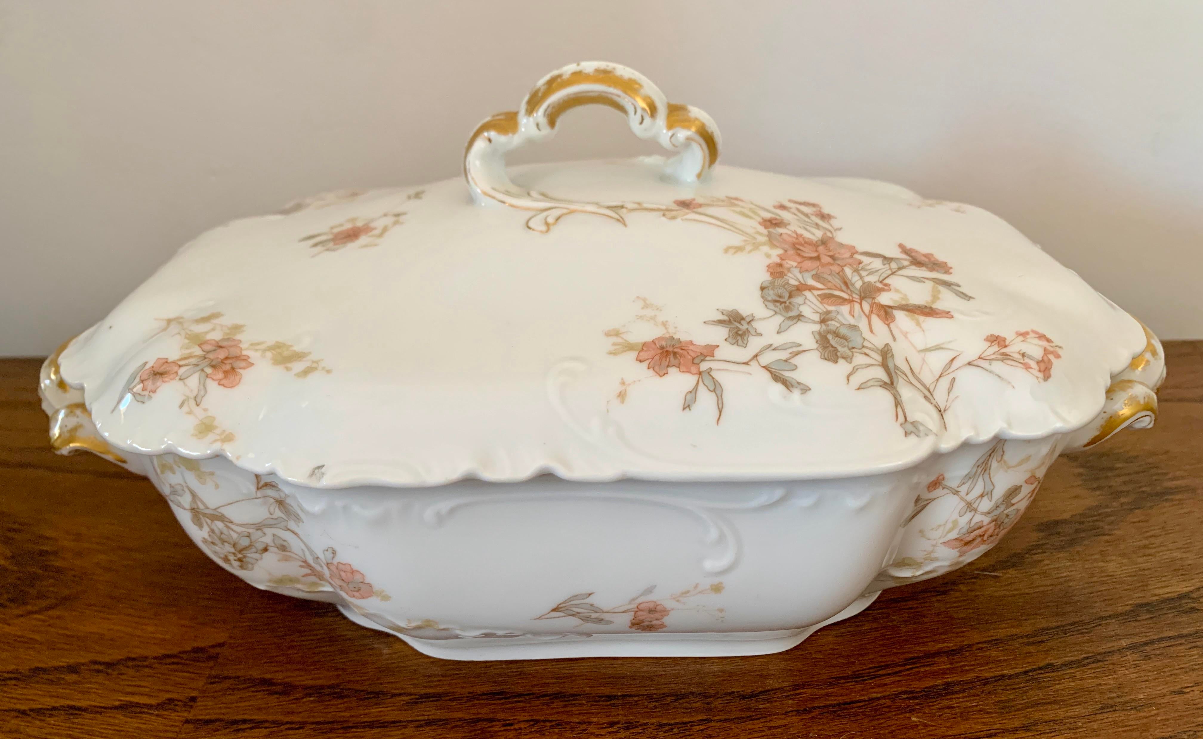 1880s Haviland Limoges France Lidded Serving Dish | Chairish