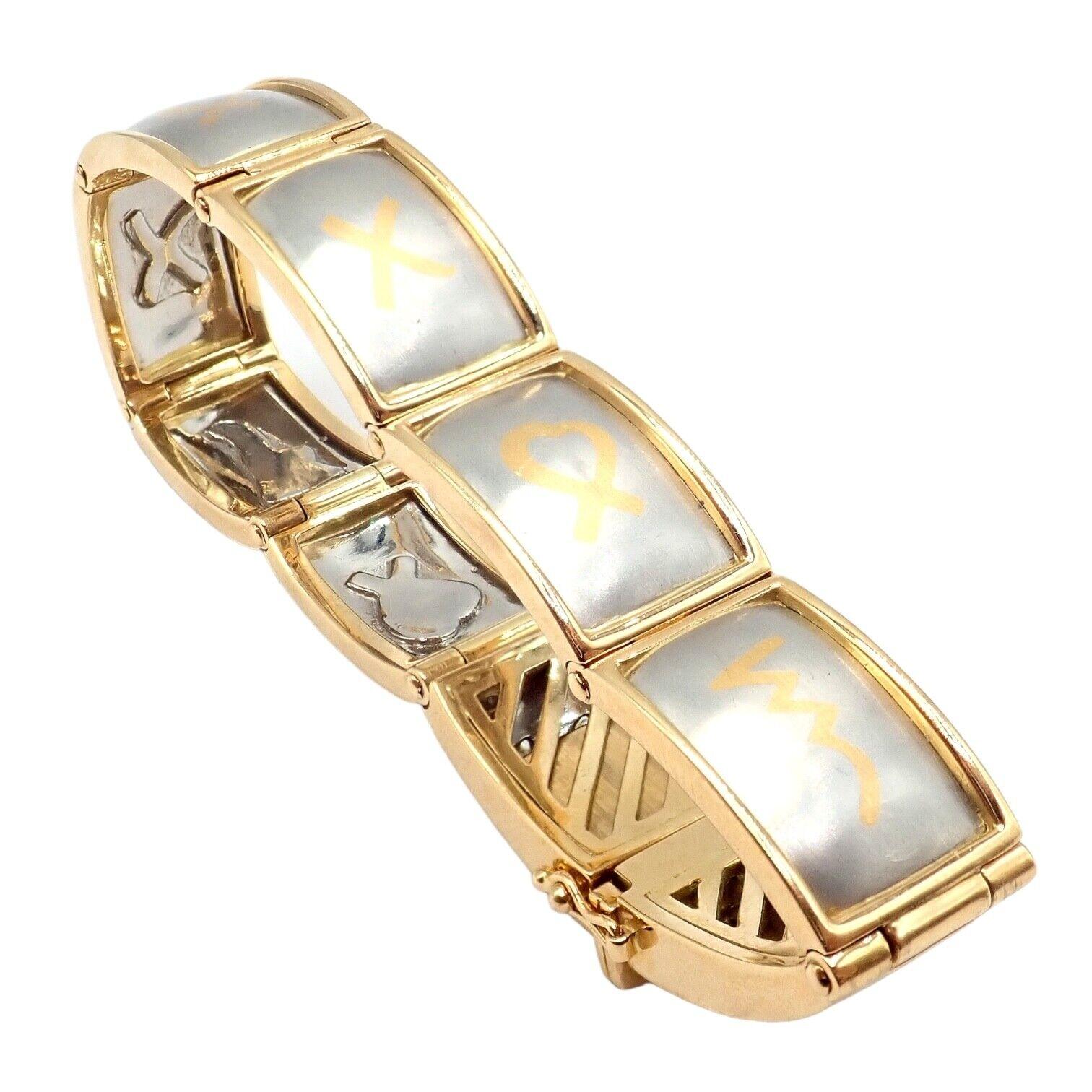 Chapado en Laton 　ゴールドコンビ　Picaso Paloma Tiffany & Co. Paloma Picasso Signature Yellow Gold Platinum