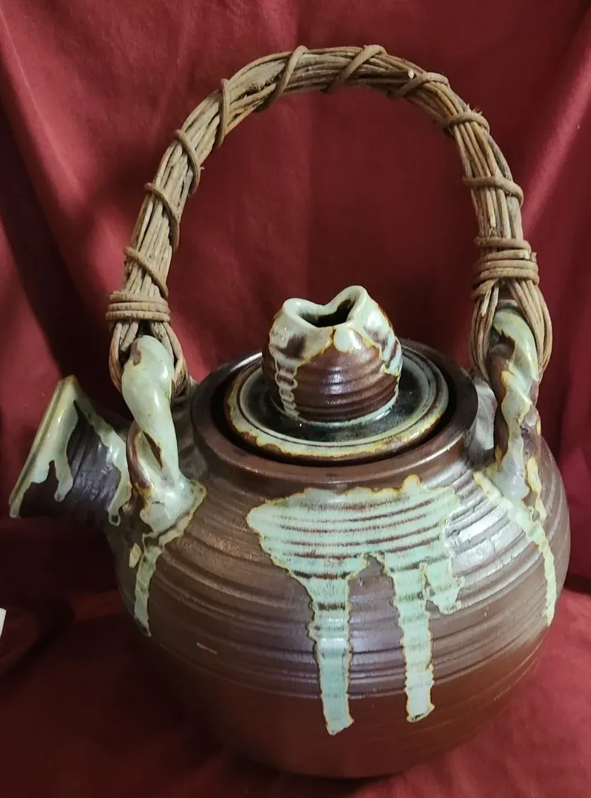Large Japanese Shigaraki Pottery Teapot, 1970s for sale at