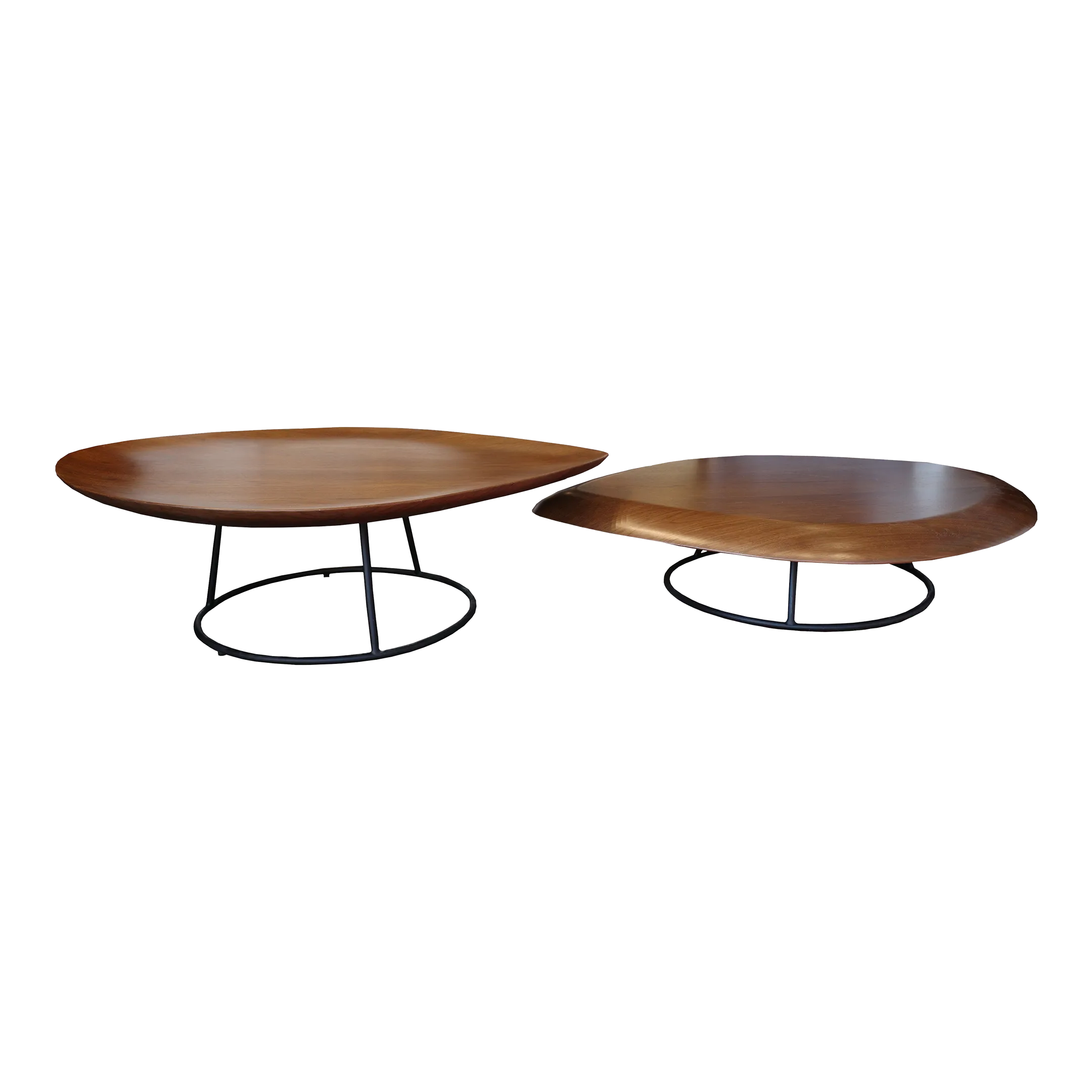 Galle Wooden Coffee Table Set of Two Chairish