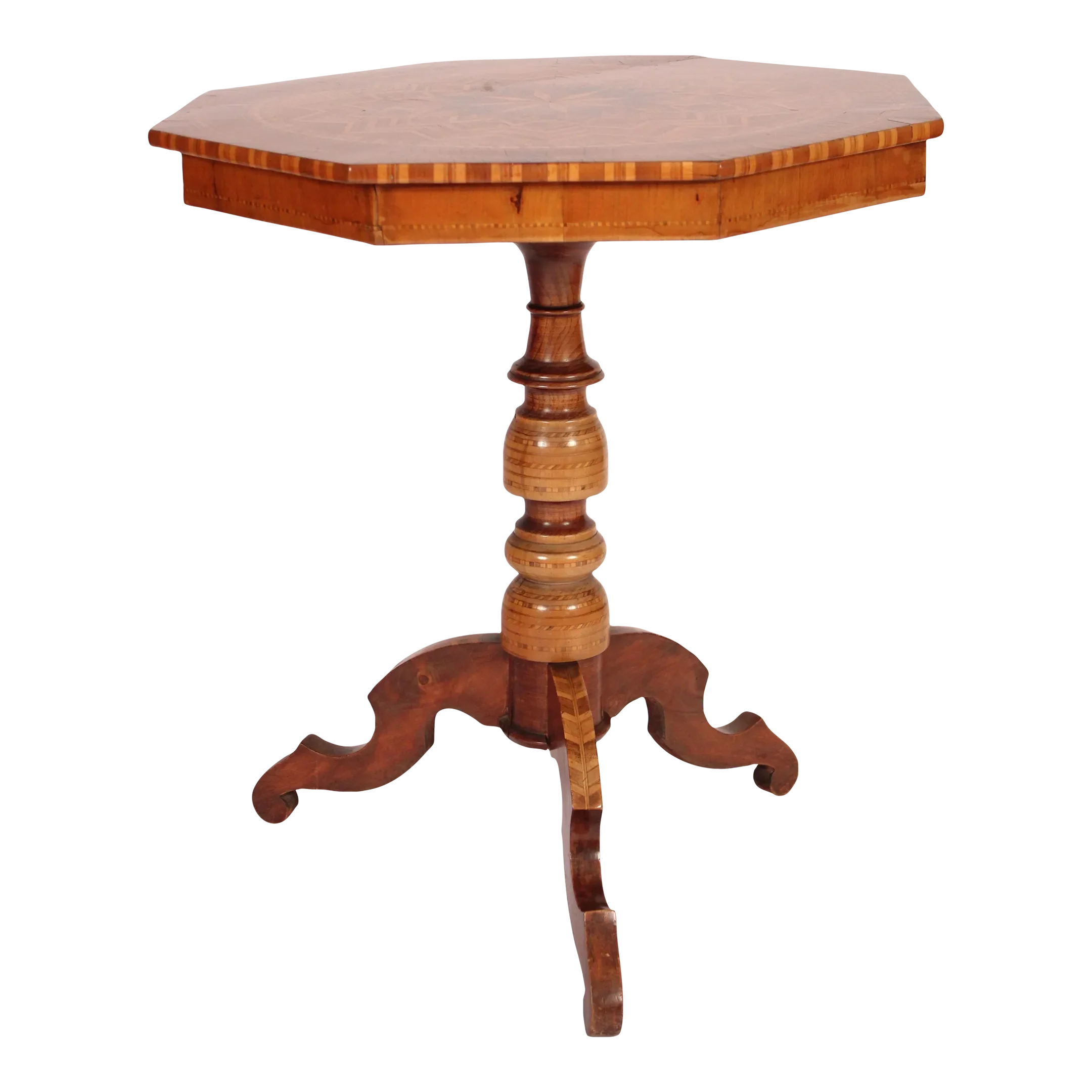 ★美品　ANTONIOLLI　サイドテーブル　イタリア製　玉杢　A54 ☆美品 ANTONIOLLI サイドテーブル イタリア製 玉杢 A54