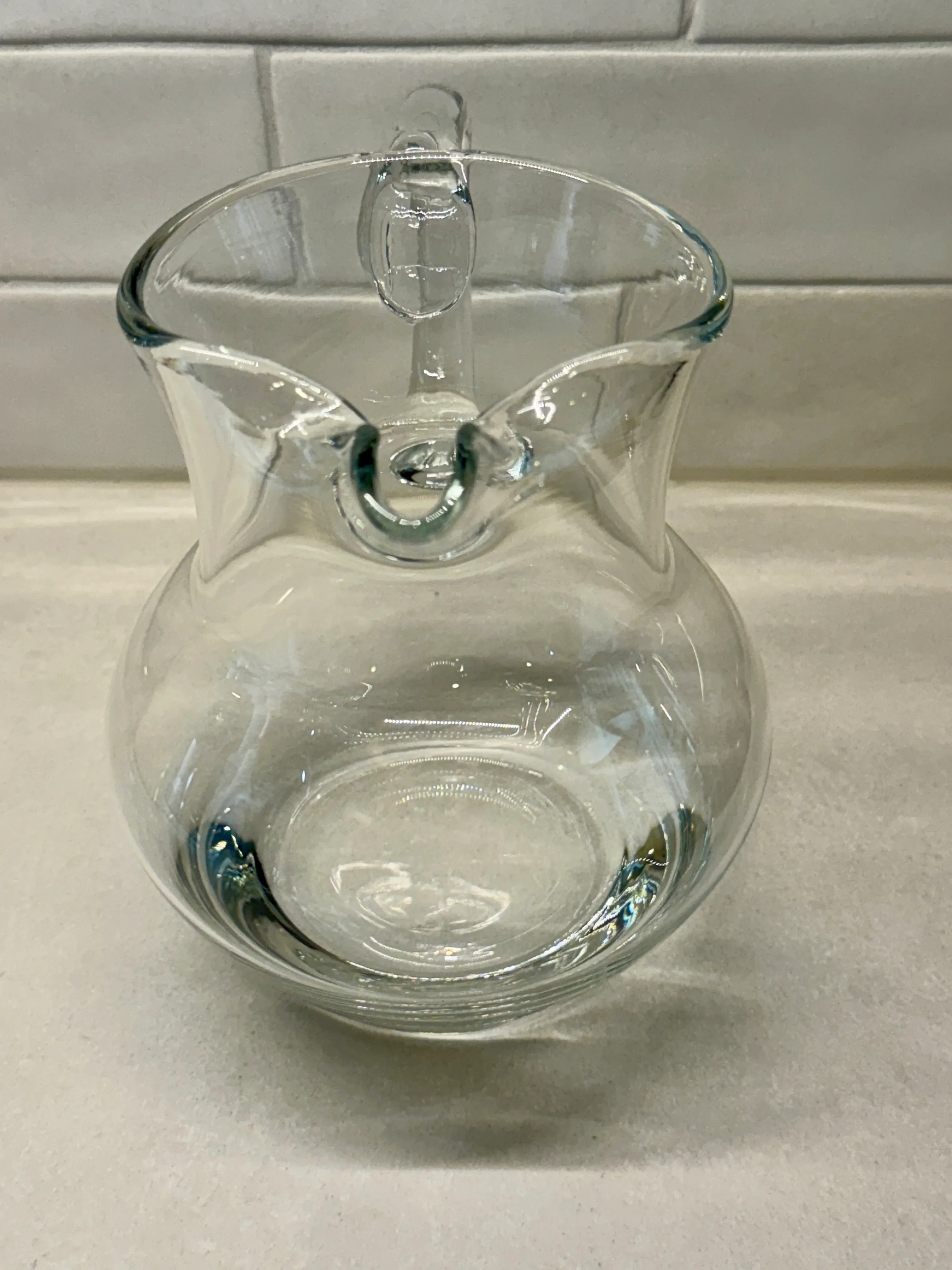 1980s Tiffany & Co. Crystal Pitcher Barware | Chairish