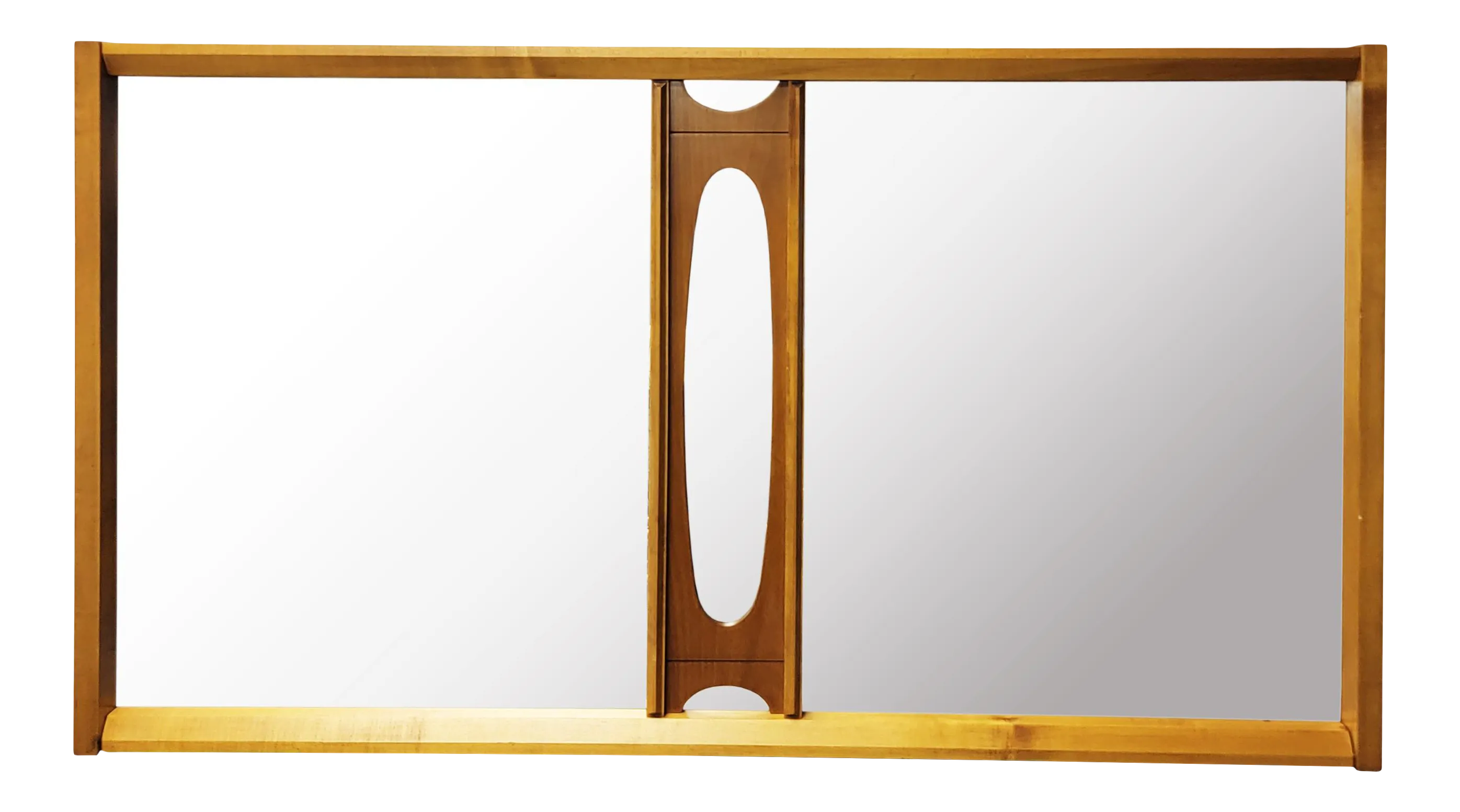 Large Mid-Century Modern - Brutalist - Mid-Century Modern Mirror by ...