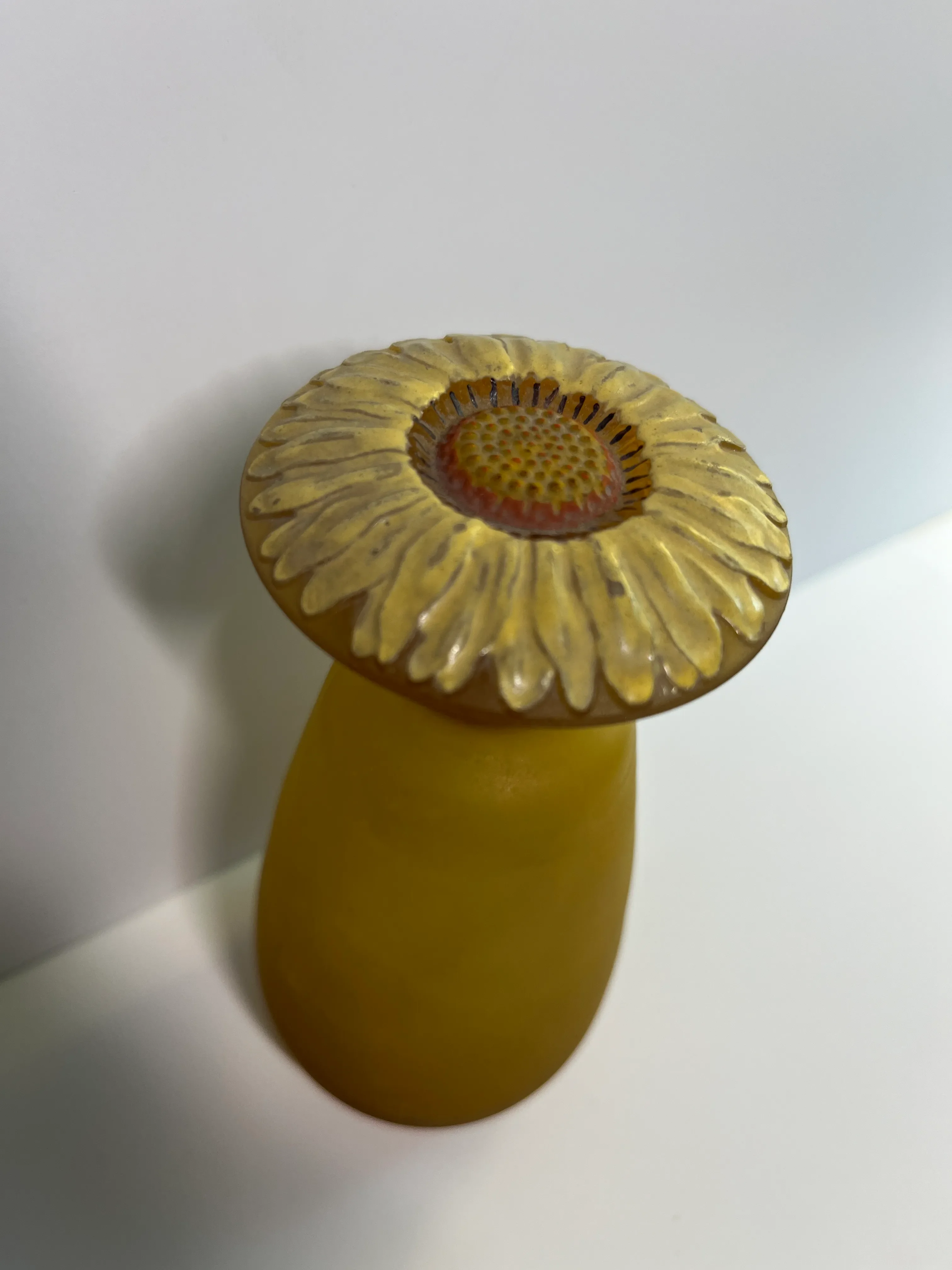 Vintage French Sunflower Perfume Bottle