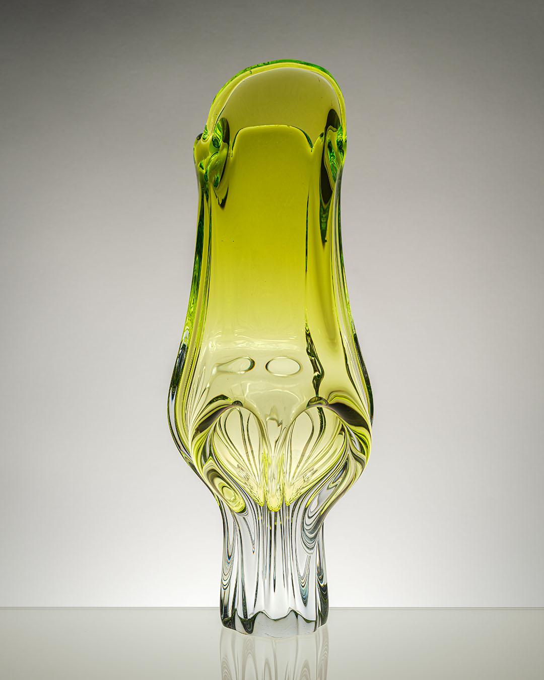 Vintage Artistic Vase by Josef Hospodka, 1970