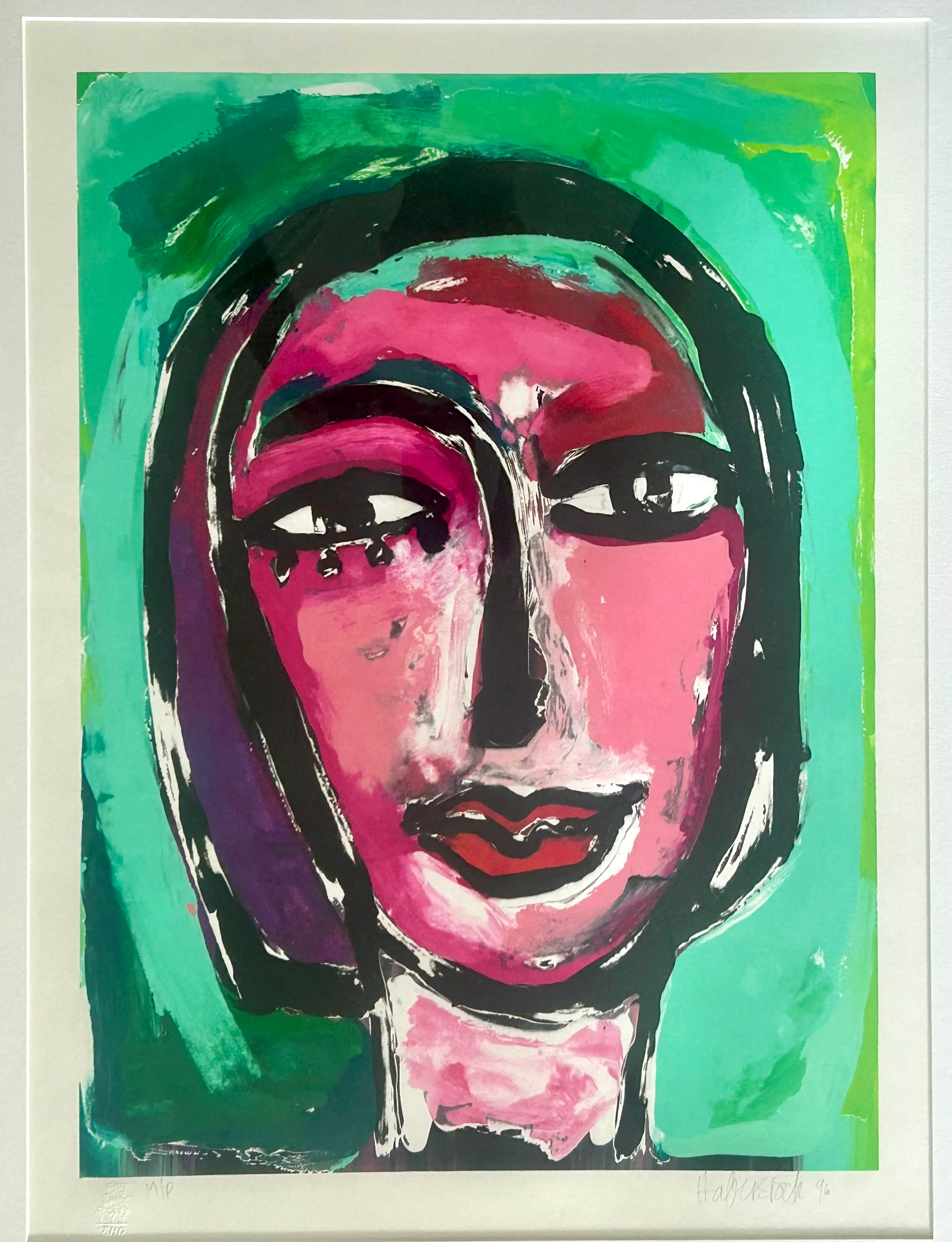 Christine Haberstock — Untitled Monoprint #1, 1996