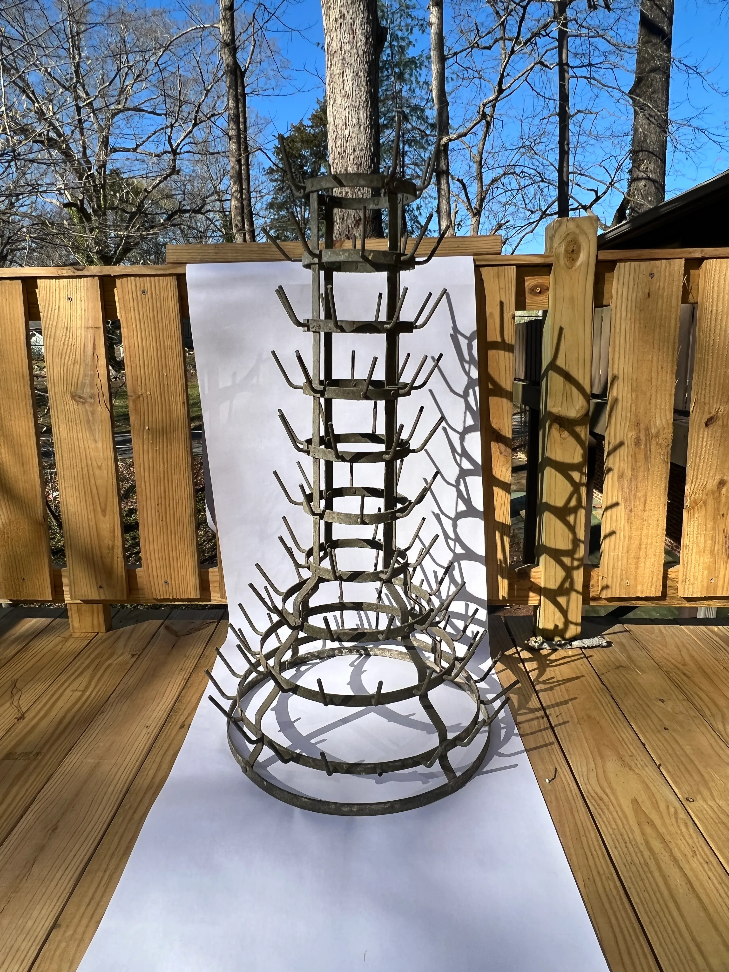 Wine bottle dryer rack hotsell