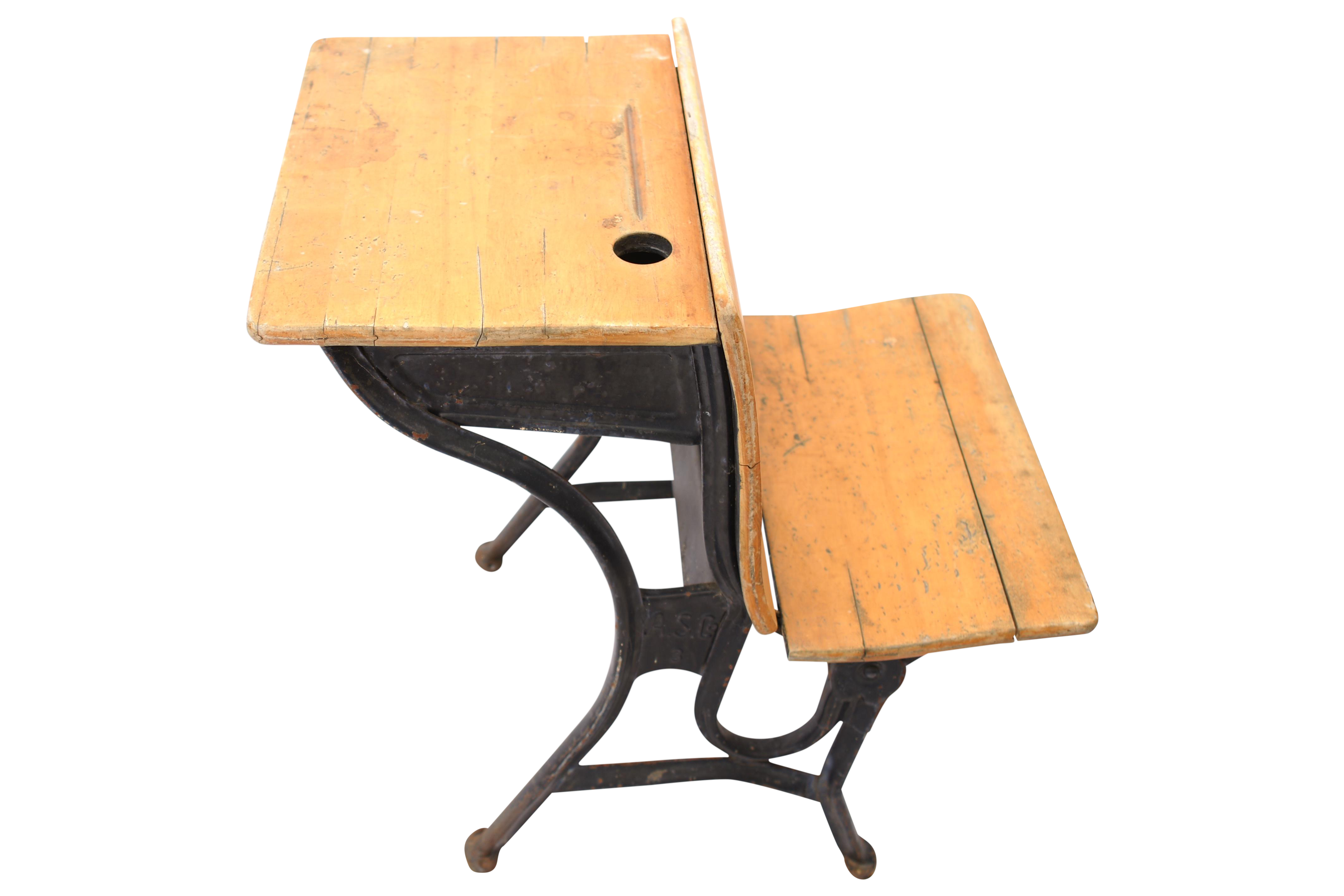 American Seating Antique School Desk Chairish