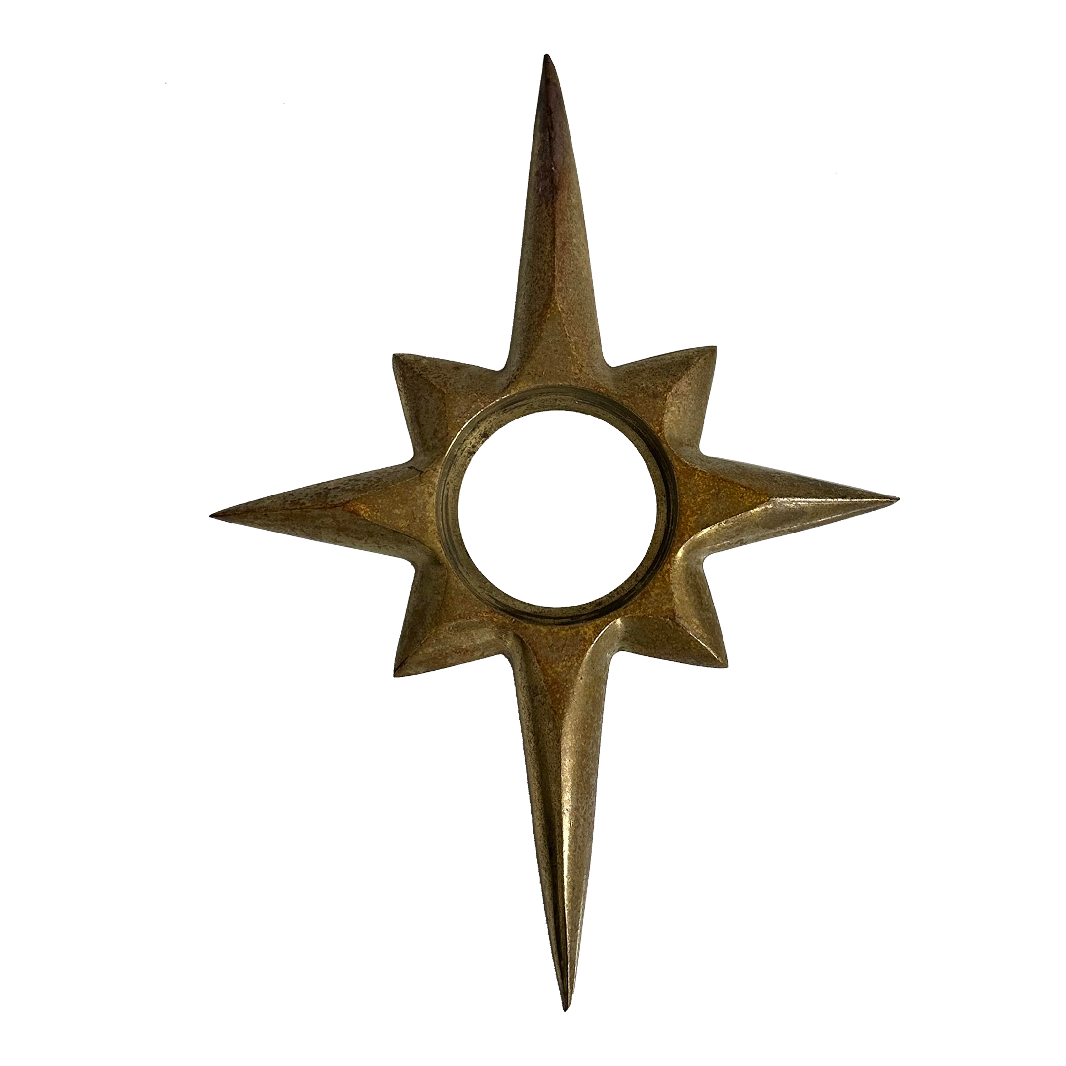 1960s Starburst Door Knob Backplate Chairish
