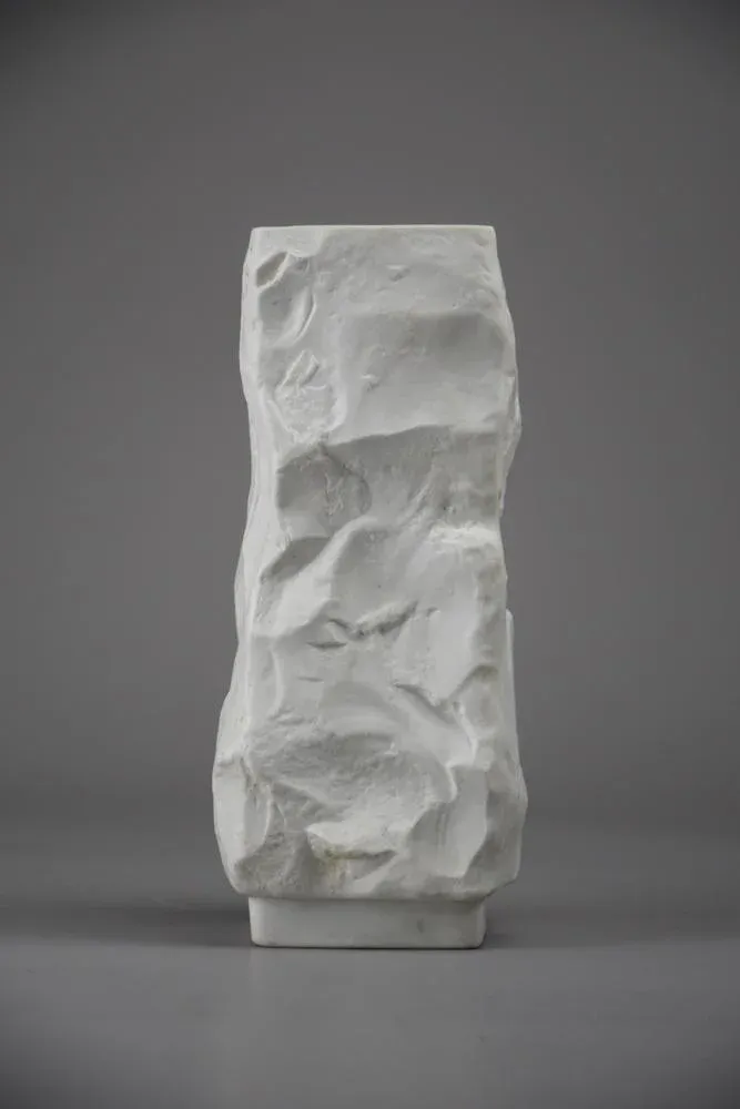 Matt White Porcelain Vase by Seltmann & Weiden, 1960s