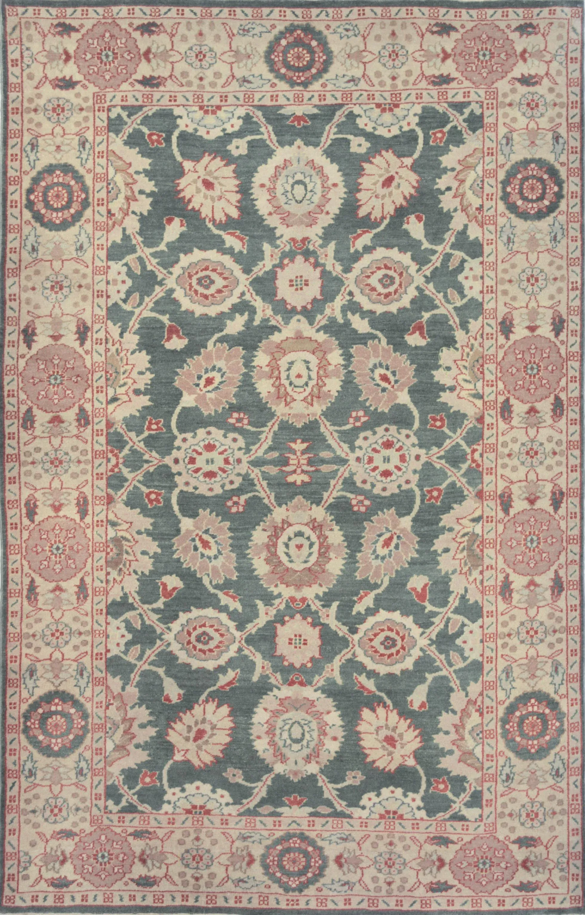 Mansour Handmade Sultanabad Rug | Chairish