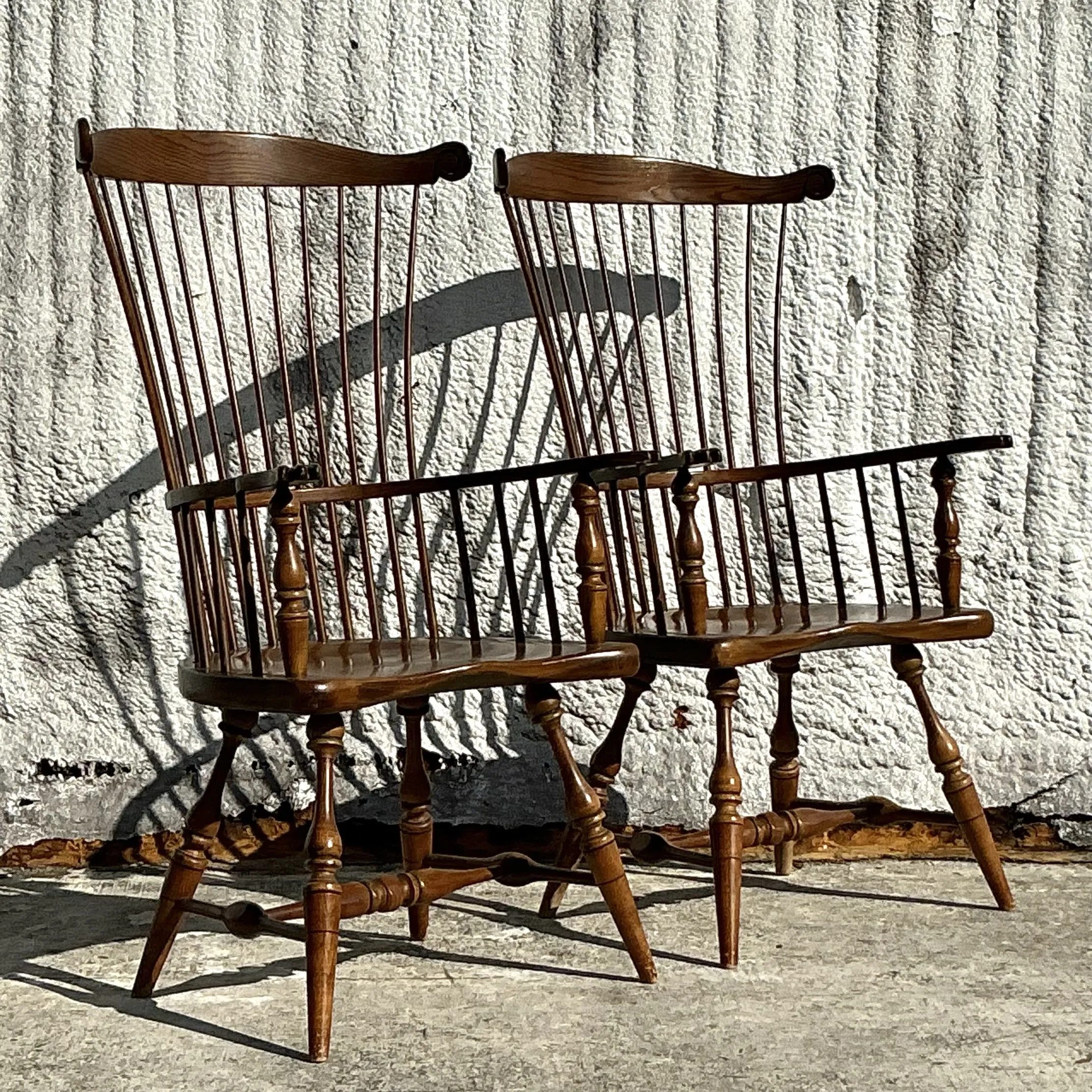 Chairish Duckloe Windsor Chairs Frederick Duckloe Bros Vintage