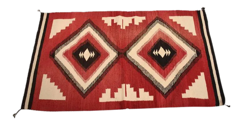 Early 20th Century Style of Navajo American Indian Wall Hanging Tapestry Art | Chairish