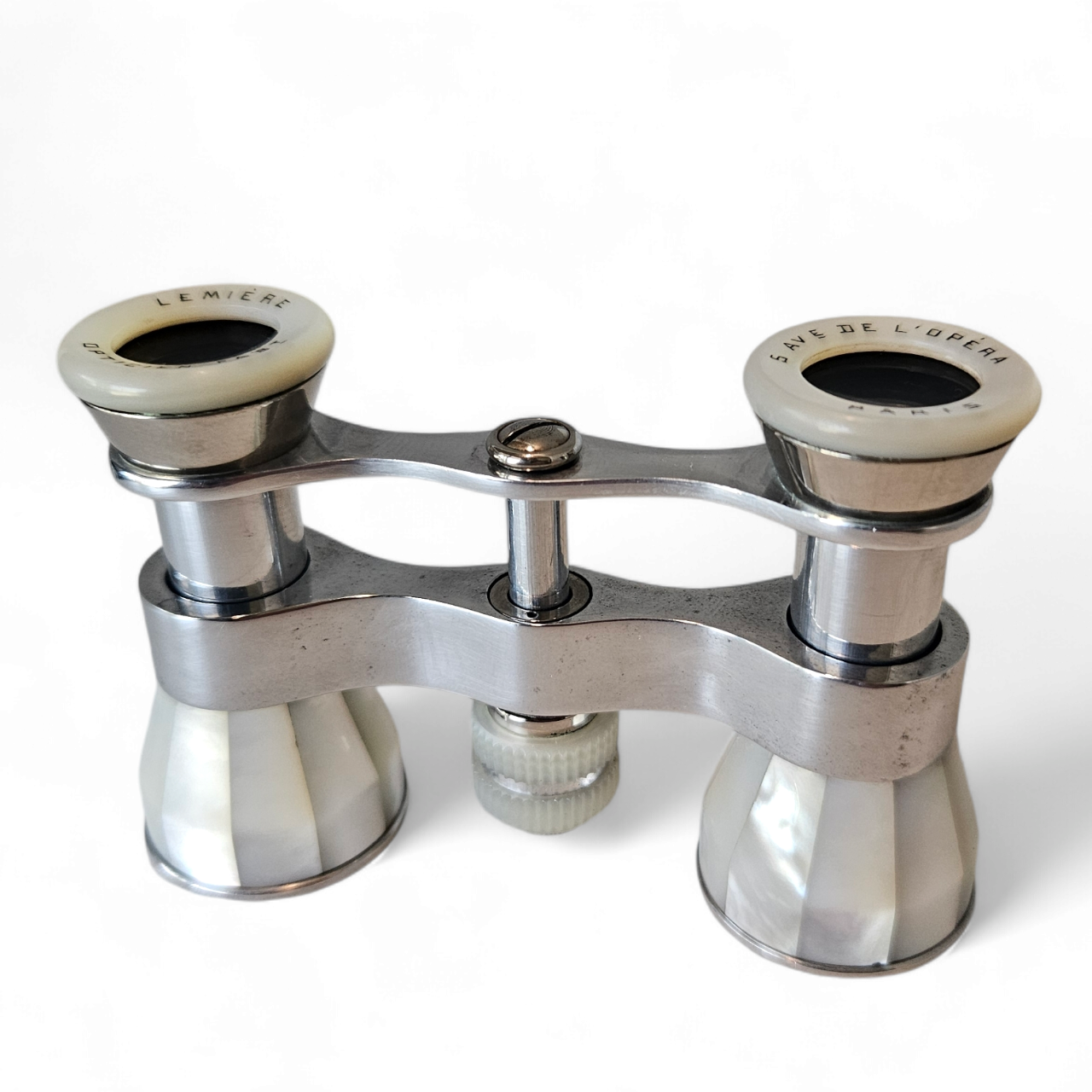 19th-Century Lemière Mother-of-Pearl Opera Glasses Pre-Lemaire