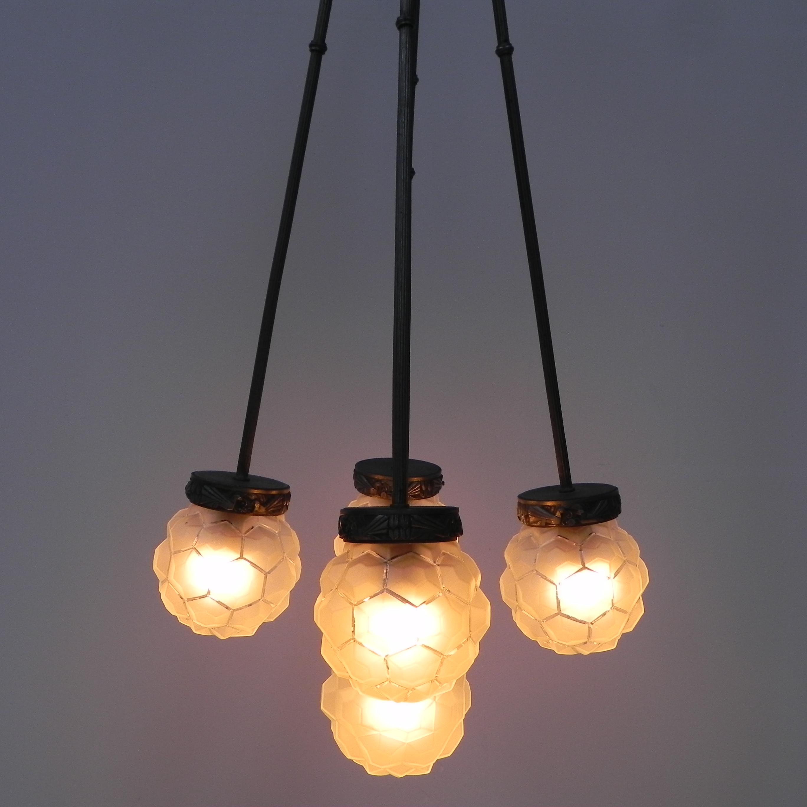 Vintage Hanging Lamp, 1930s