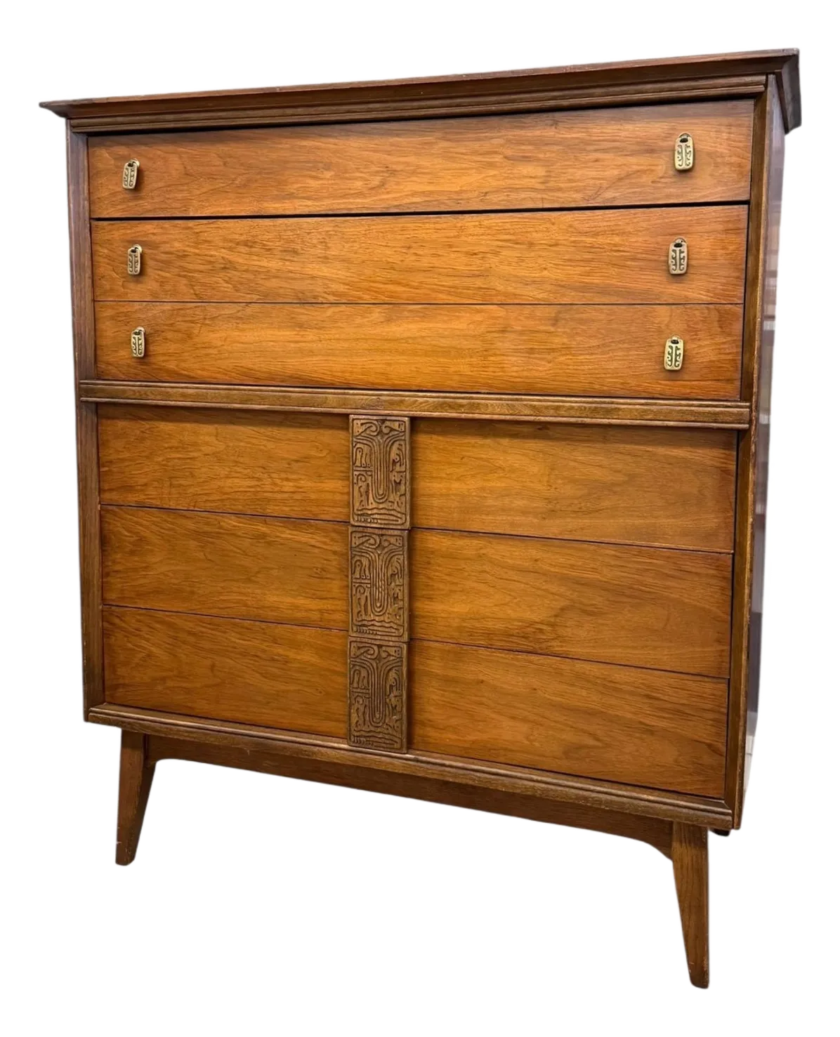 1950s USA vintage チェスト 1960s Vintage Mid Century Modern Dresser by Bassett Aztec