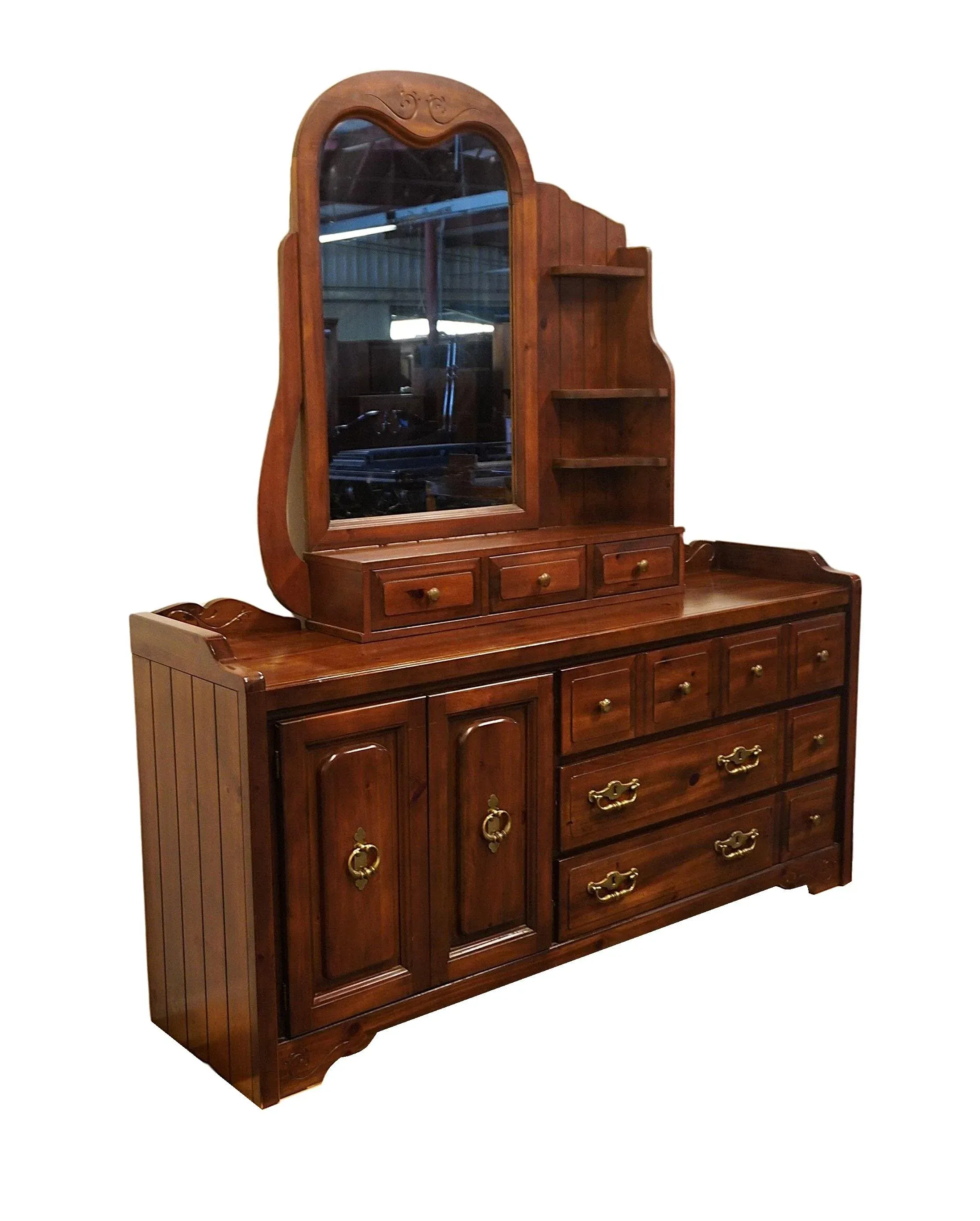 ◇Bassett Furniture　アメリカ製　ヴィンテージ　|　ローチェスト Bassett Furniture Forest Pine Collection Rustic Americana 81