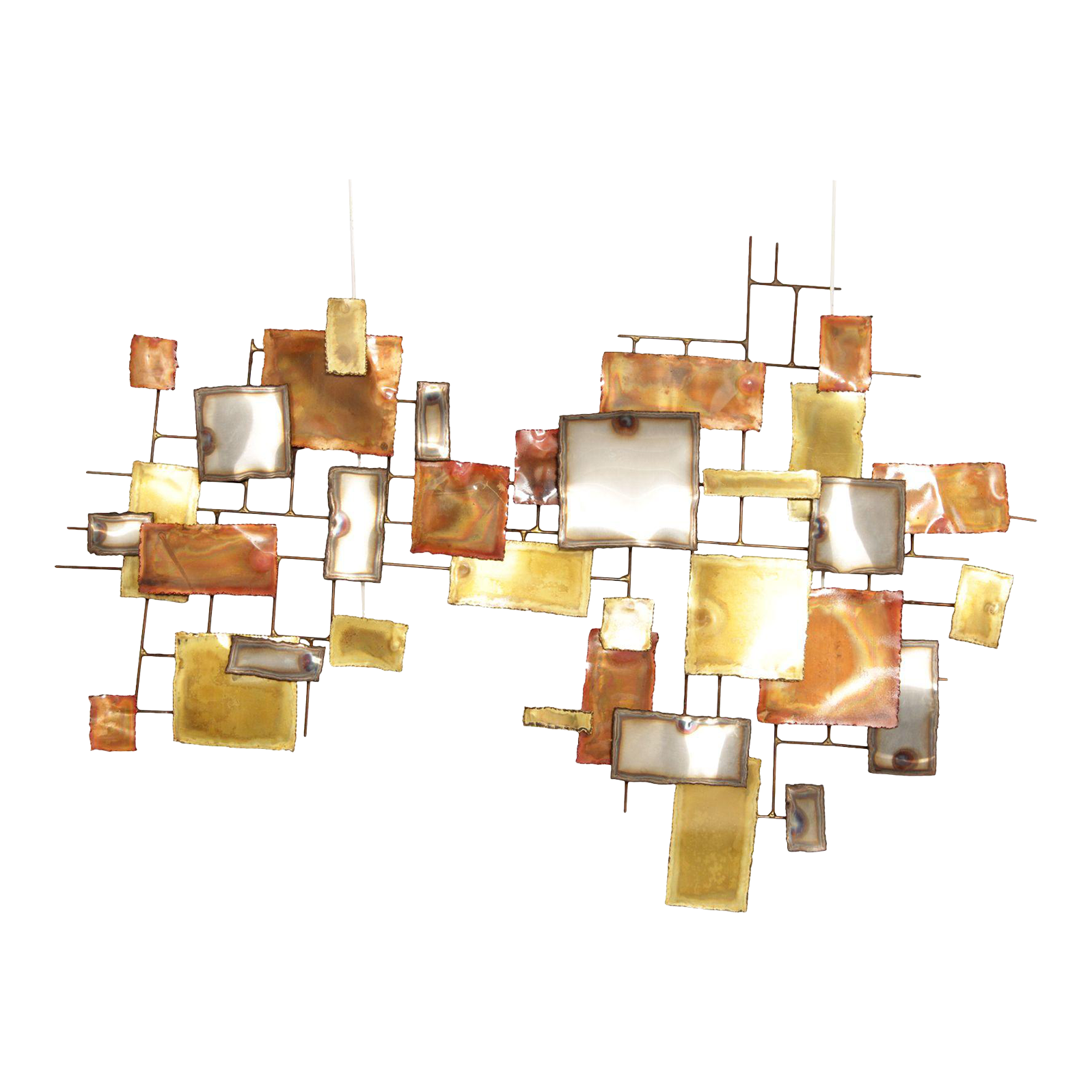 Mid Century Modern Brutalist Wall Sculpture by Higgins Chairish