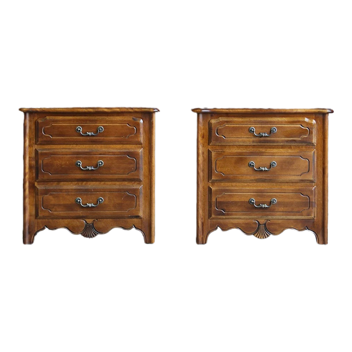 Ethan Allen Country French Nightstands a Pair Chairish