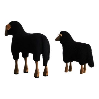 Sheep by Hanns Peter Krafft for Meier, Germany, 1982, Set of 2