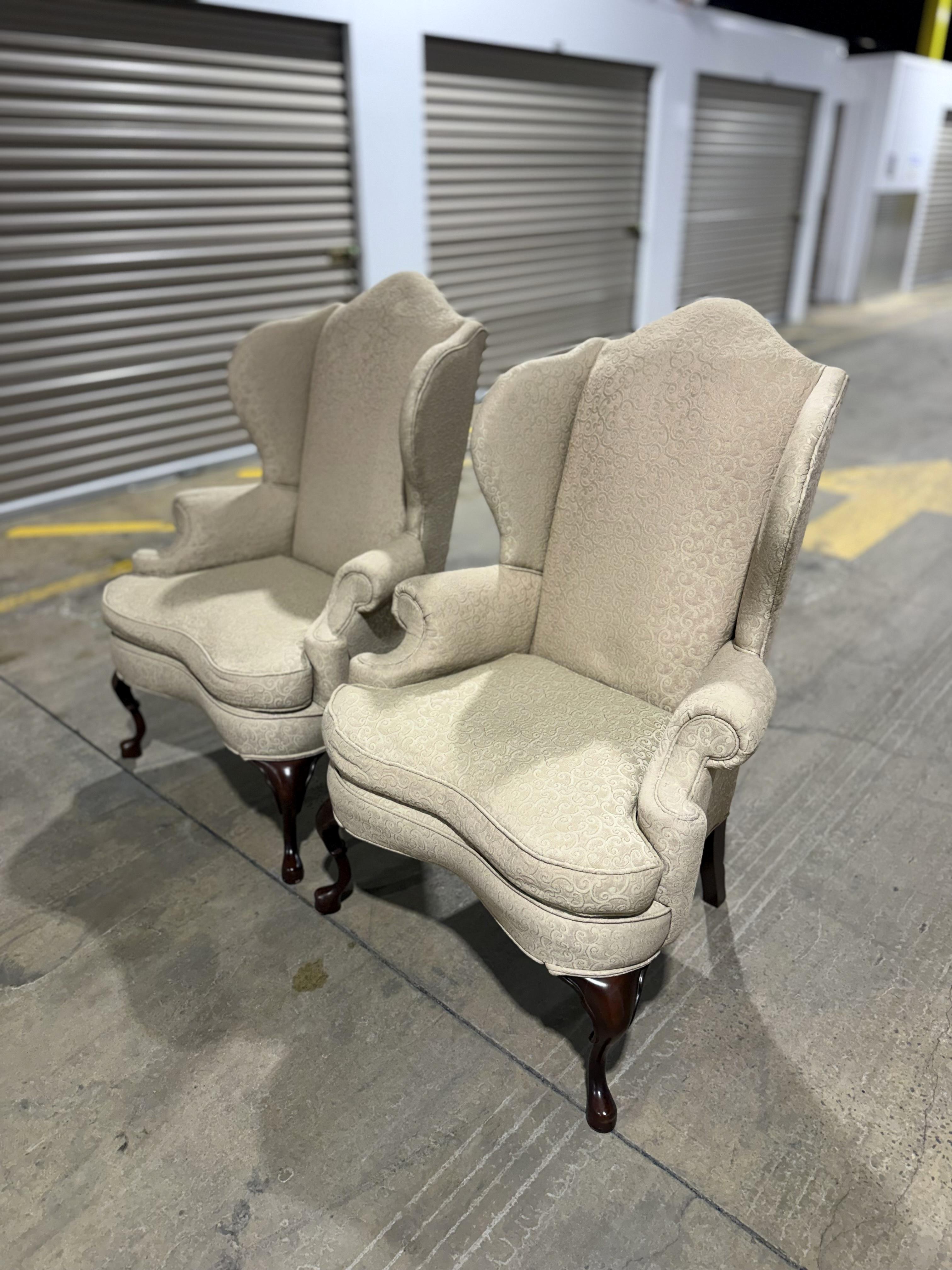 Pair of Pennsylvania House Wingback Chairs