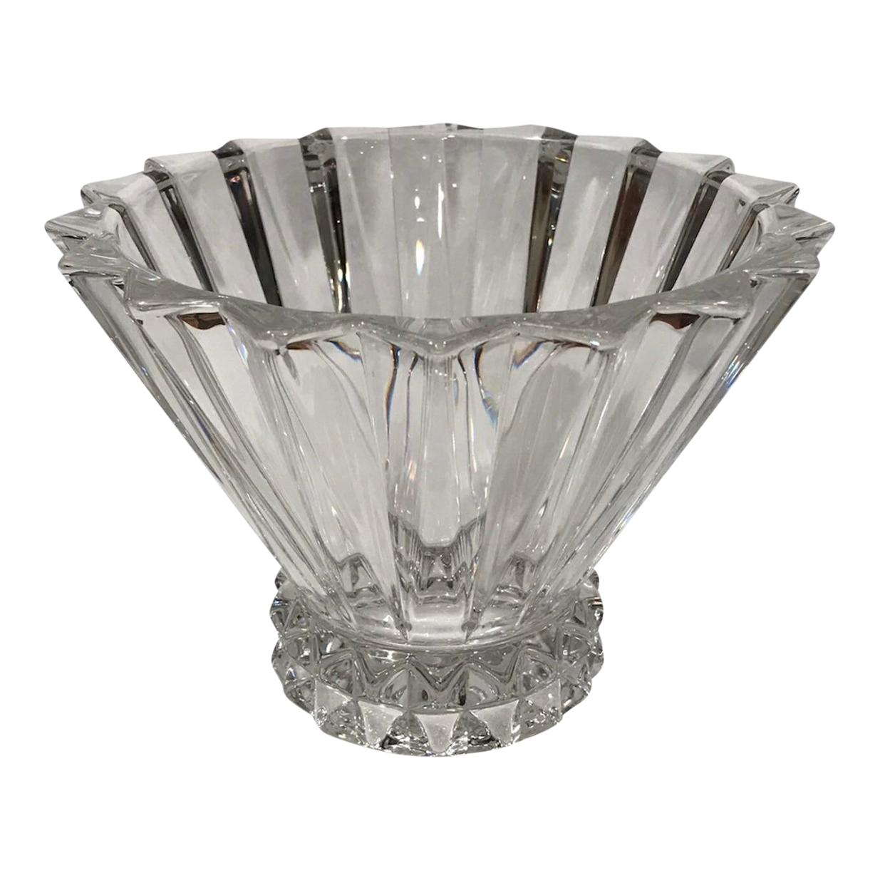 Late 20th Century Rosenthal Crystal Blossom Pattern Bowl, Made in Germany Chairish