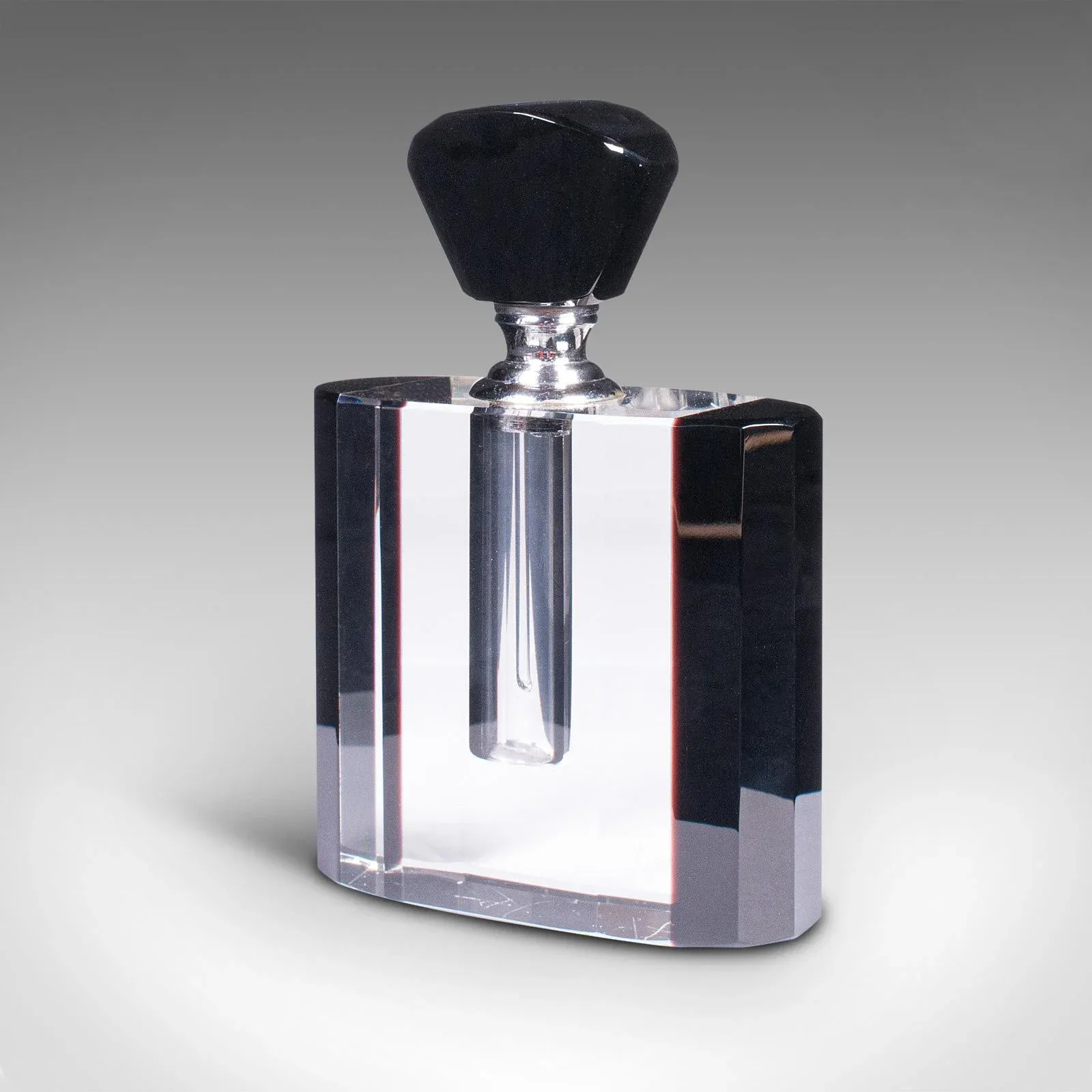 トールペイント作品　Perfume Bottles Signed and Dated 1990 Robert Eickholt Studio Glass Perfume