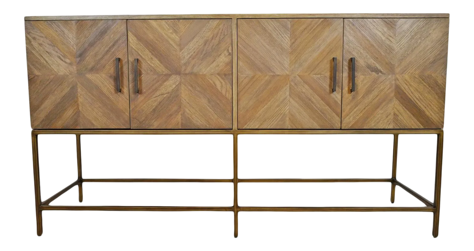 Herringbone Modern Sideboard Chairish
