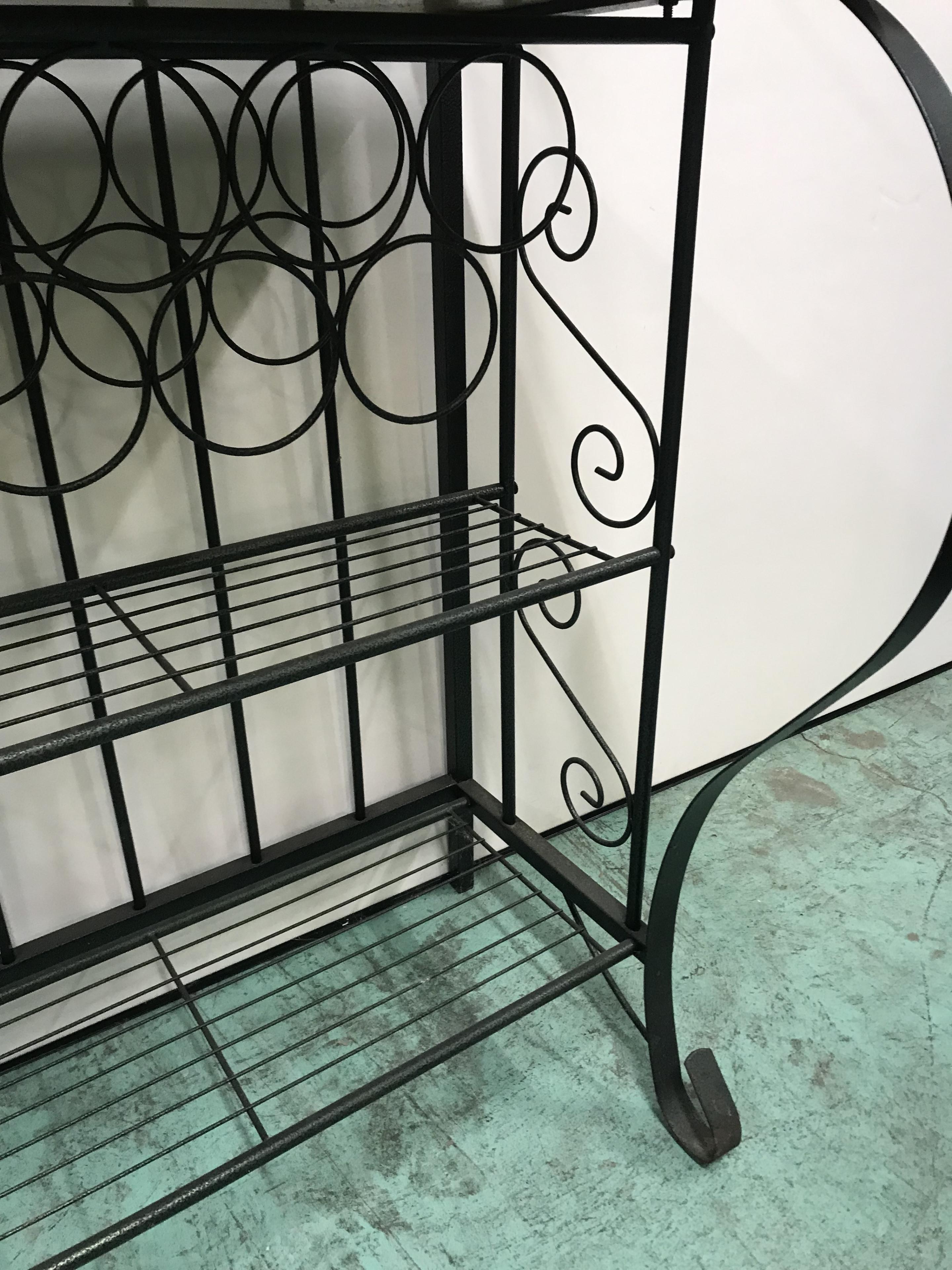 Vintage Shelf in Wrought Iron | Chairish