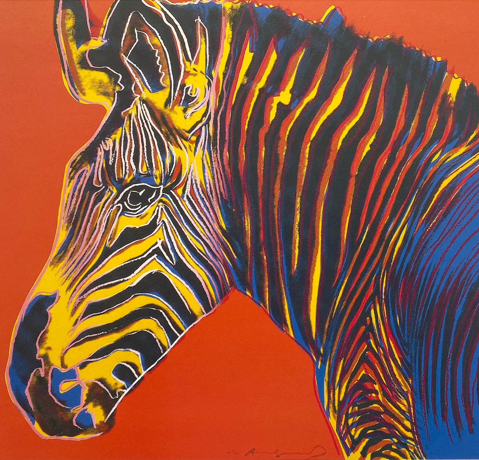 Andy Warhol Estate Vintage 1992 Endangered Species Lithograph