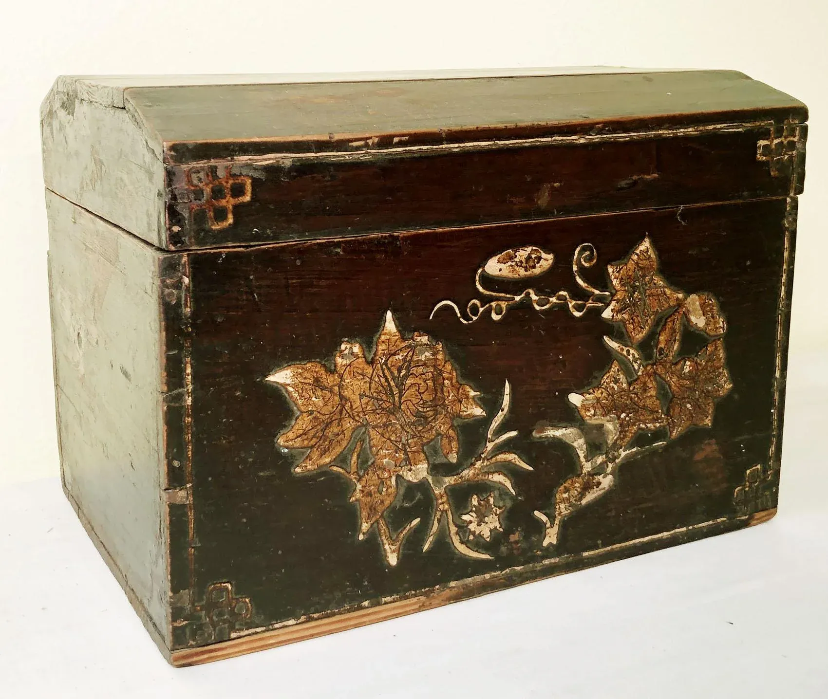 Antique Chinese Hand-Painted Box, Circa Mid of 19th Century | Chairish