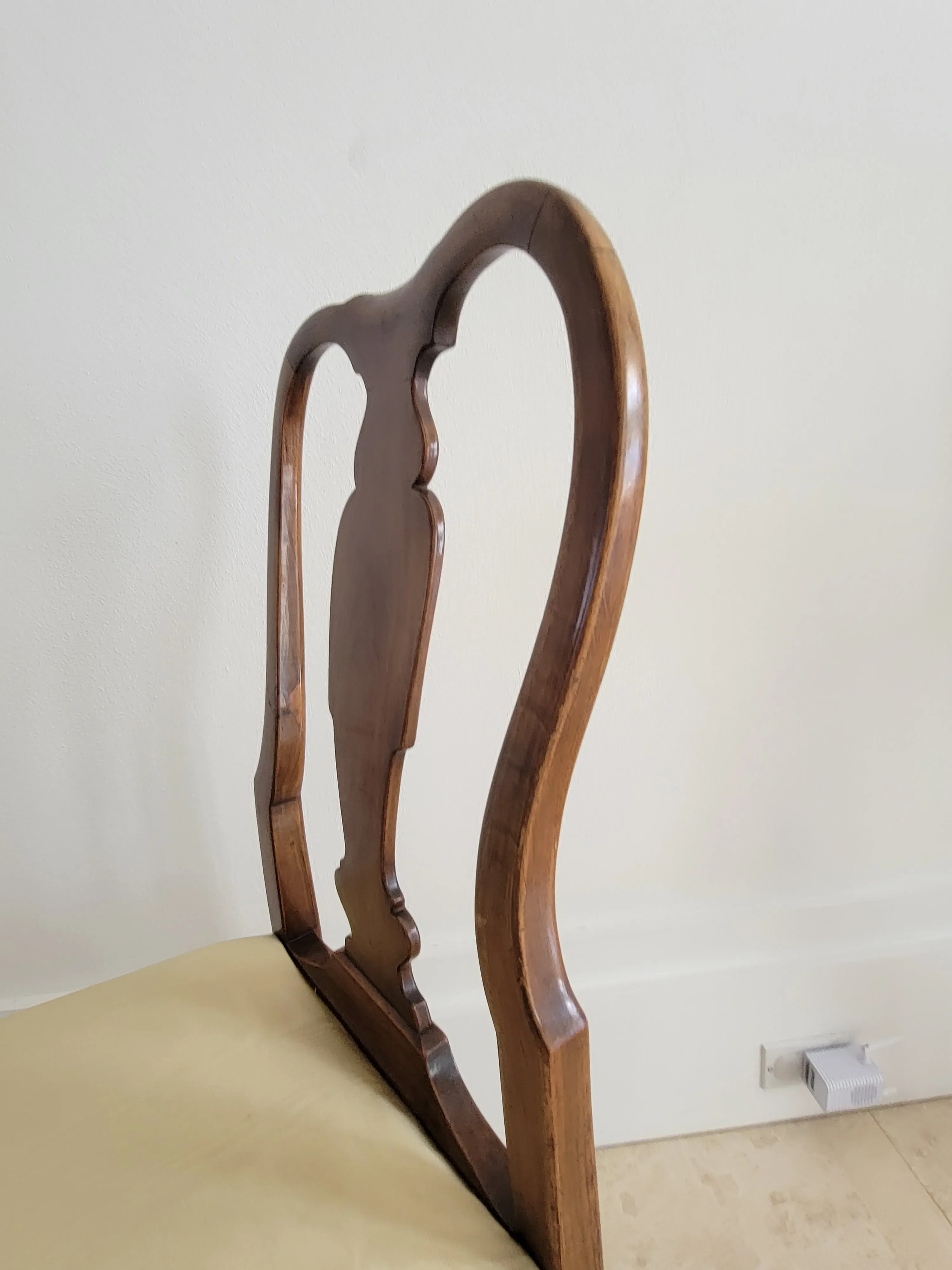 Late 19th C. Queen Anne Side Chairs - a Pair