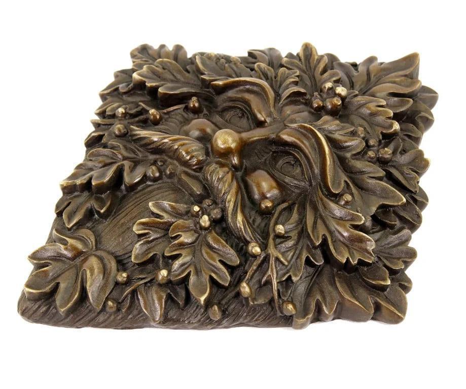 Bronze Forest Spirit Wall Relief