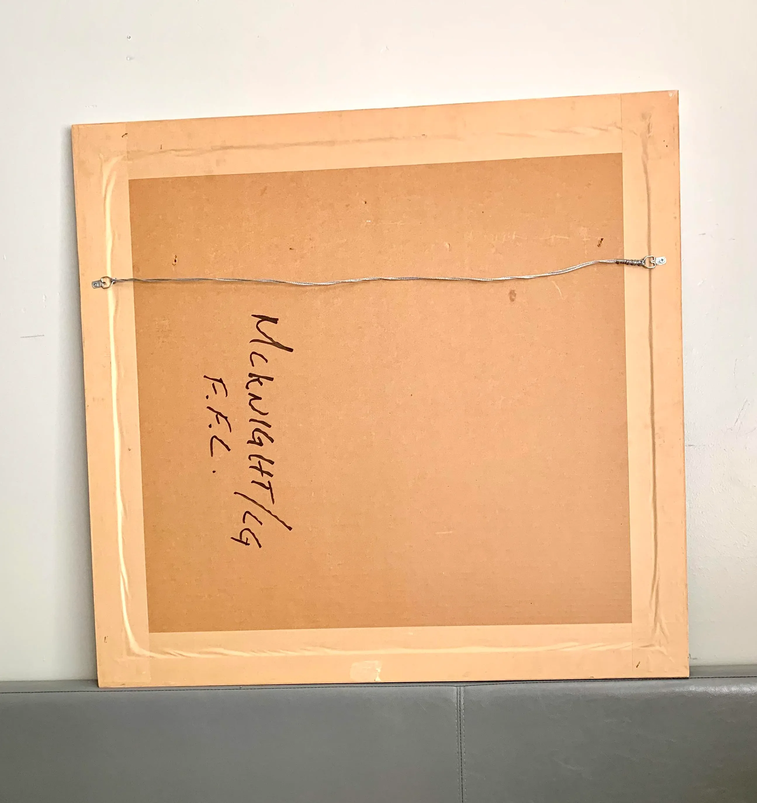 1980s Thomas McKnight Bel Air Large Unsigned Serigraph on Paper - Framed